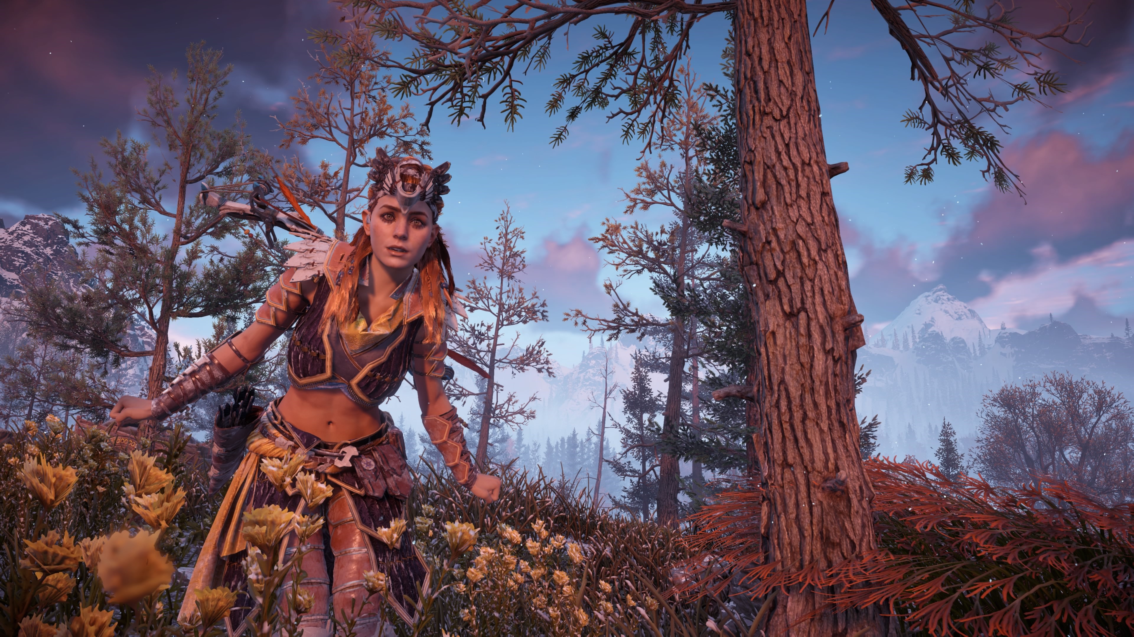 4K, Horizon: Zero Dawn, guerrilla games, video game art, Aloy (Horizon: Zero Dawn), fantasy art, video games HD Wallpaper