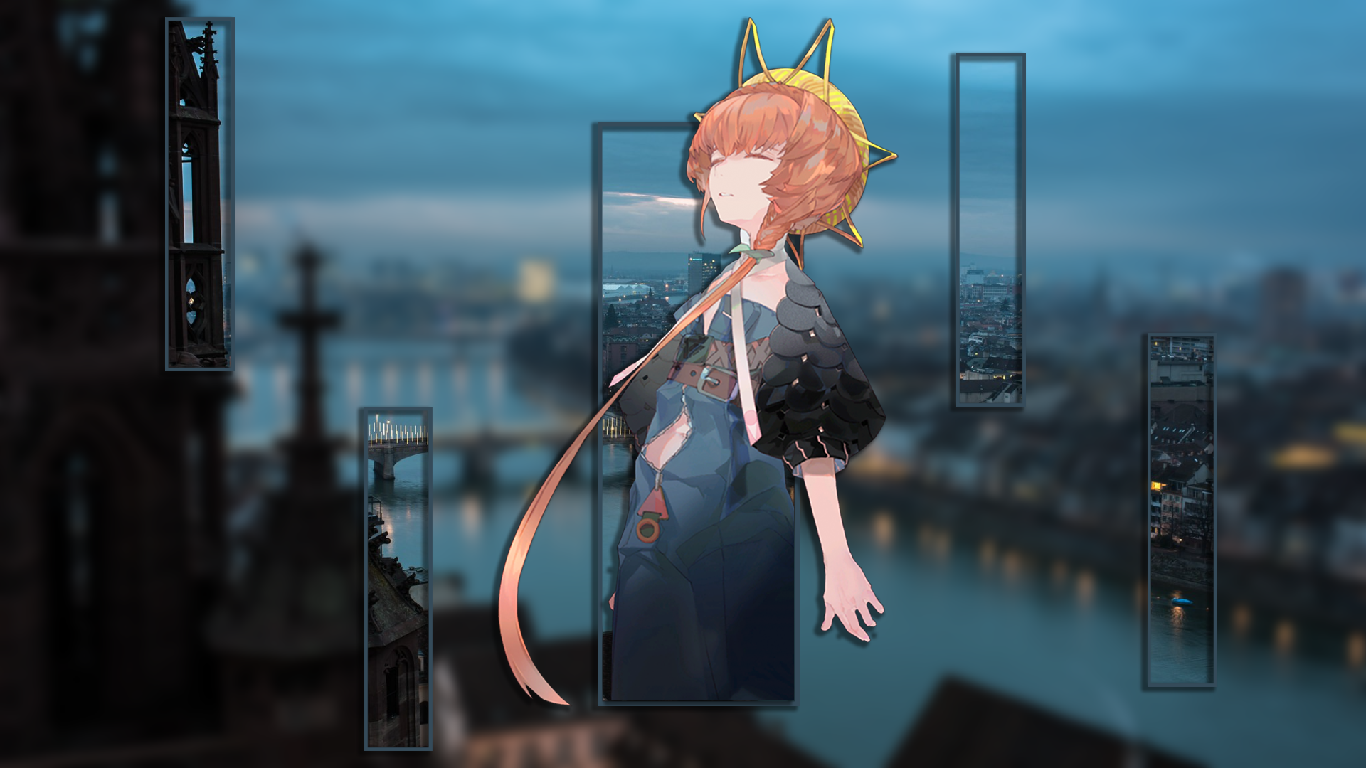 bridge, picture-in-picture, Fate/Grand Order HD Wallpaper