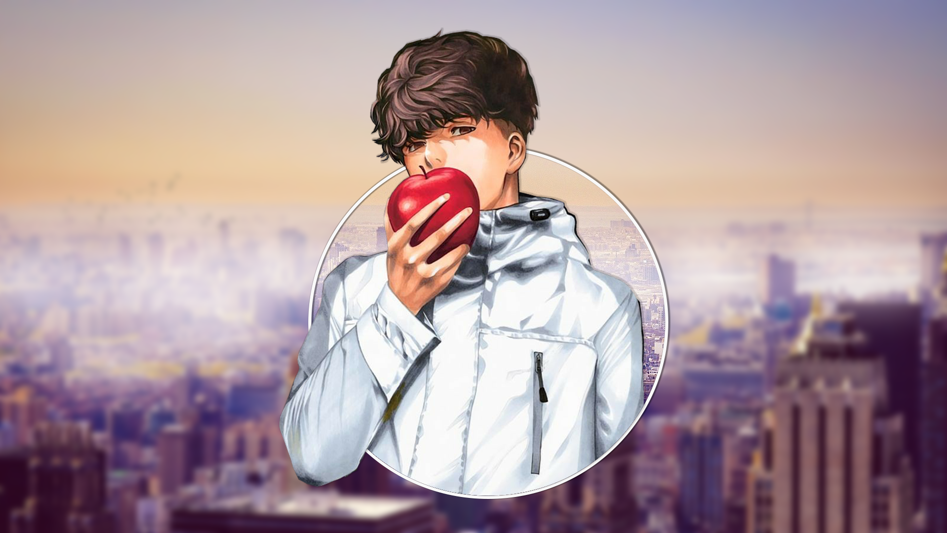 Death Note, picture-in-picture, skyline HD Wallpaper