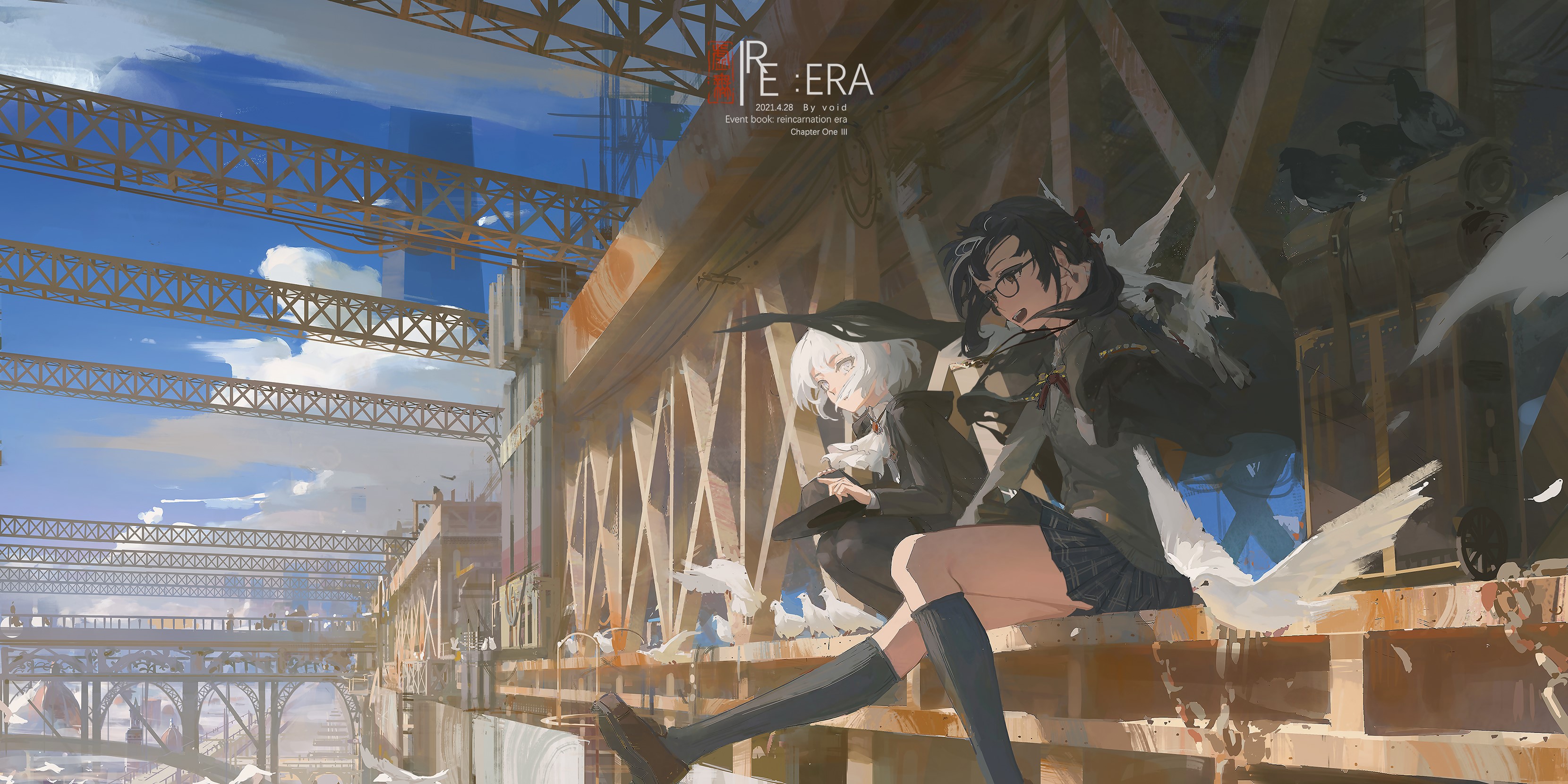 anime girls, anime, void_0 HD Wallpaper