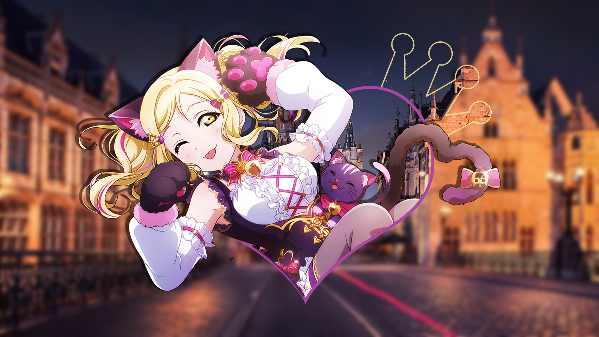 Ohara Mari, Love Live! Sunshine, Love Live Series, picture-in-picture, Love Live! HD Wallpaper