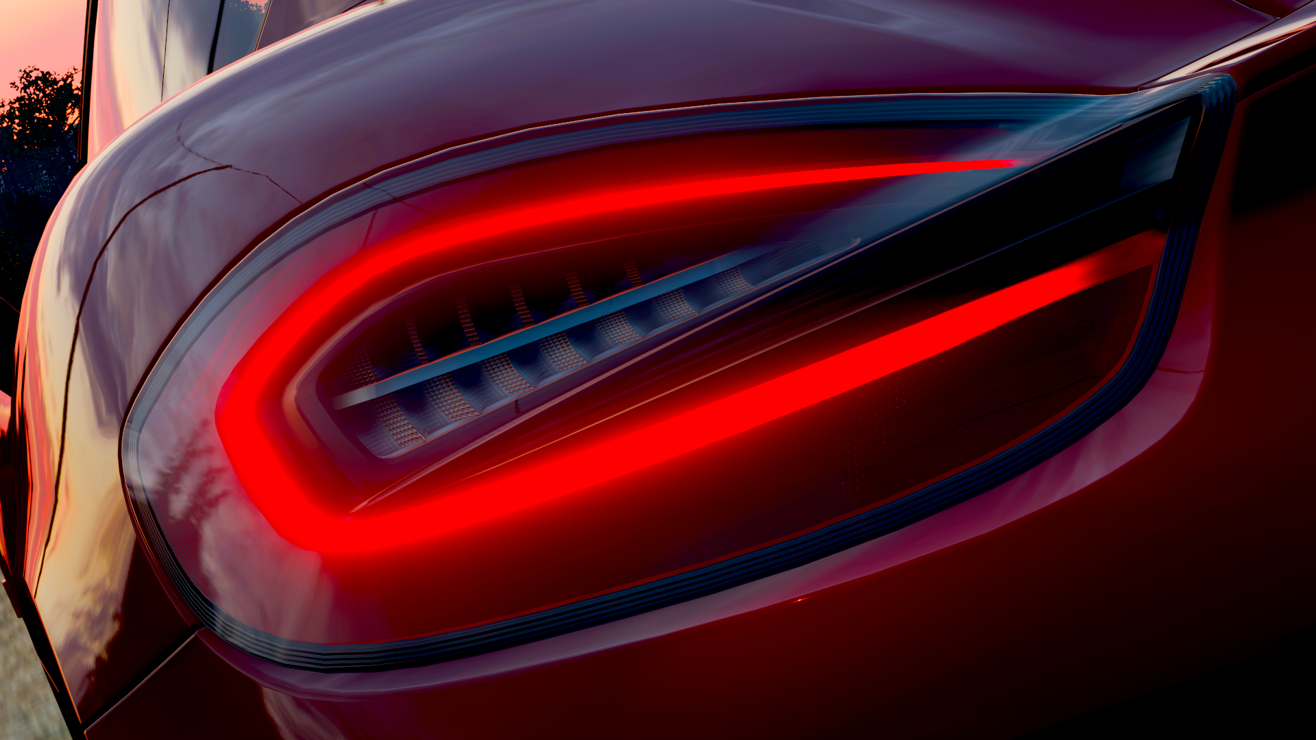 vehicle, red cars, video games, car, screen shot, supercars, Forza Horizon 4 HD Wallpaper