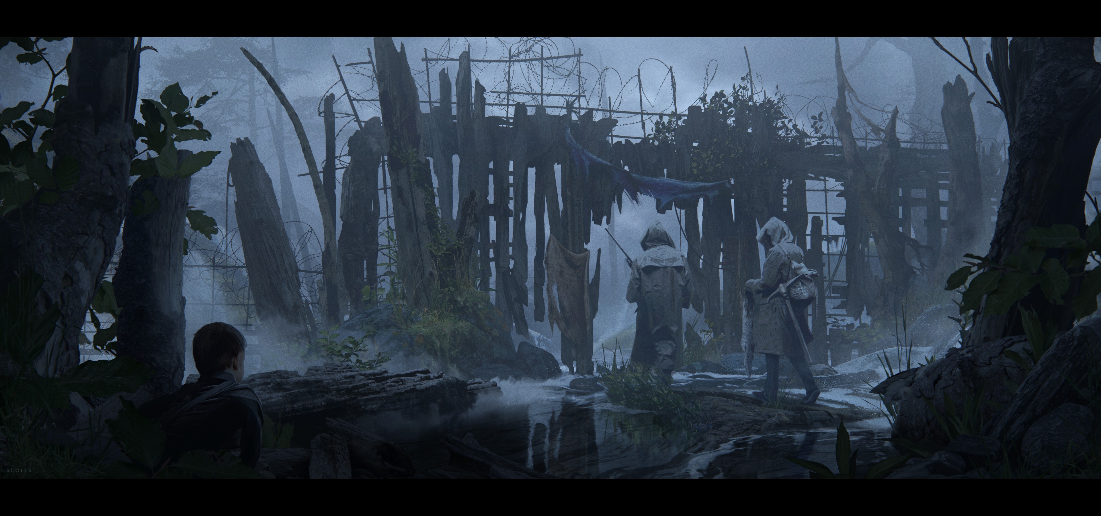 4K, Christopher Scoles, artwork, ArtStation, hunter HD Wallpaper