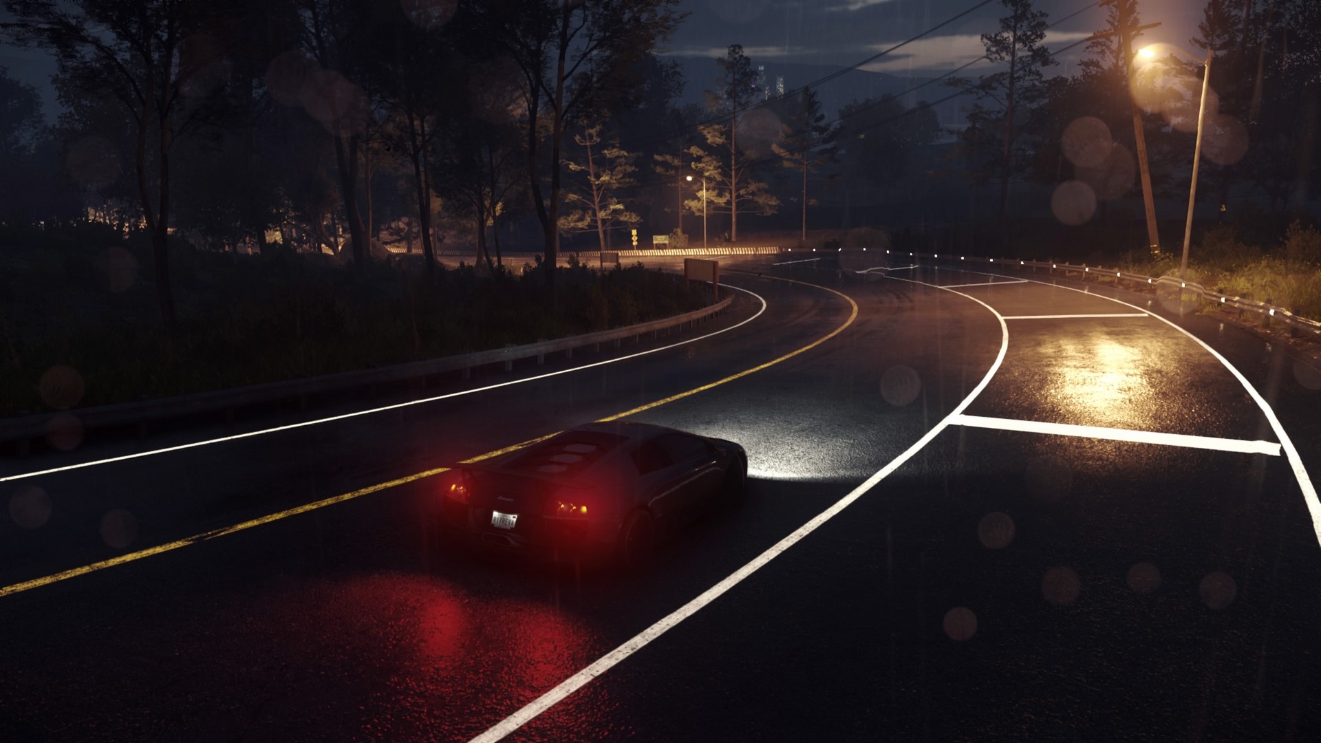 Lamborghini Murcielago, racing, supercars, video games, Lamborghini, screen shot, Lamborghini Murcielago LP 670-4 Super Veloce, Need for Speed HD Wallpaper