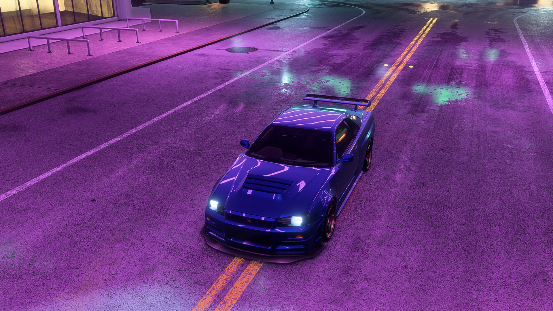 video games, 2002 Nissan Skyline GT-R V-SPEC II, JDM, Need for Speed: Heat HD Wallpaper