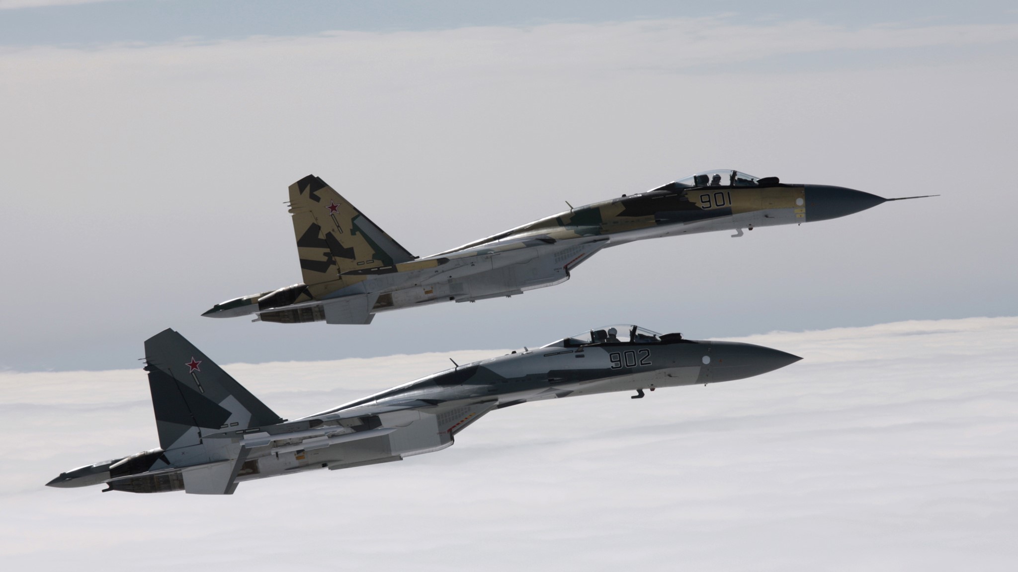 camouflage, Sukhoi, Russian Air Force, military aircraft, jet fighter, Sukhoi Su-35, aircraft HD Wallpaper