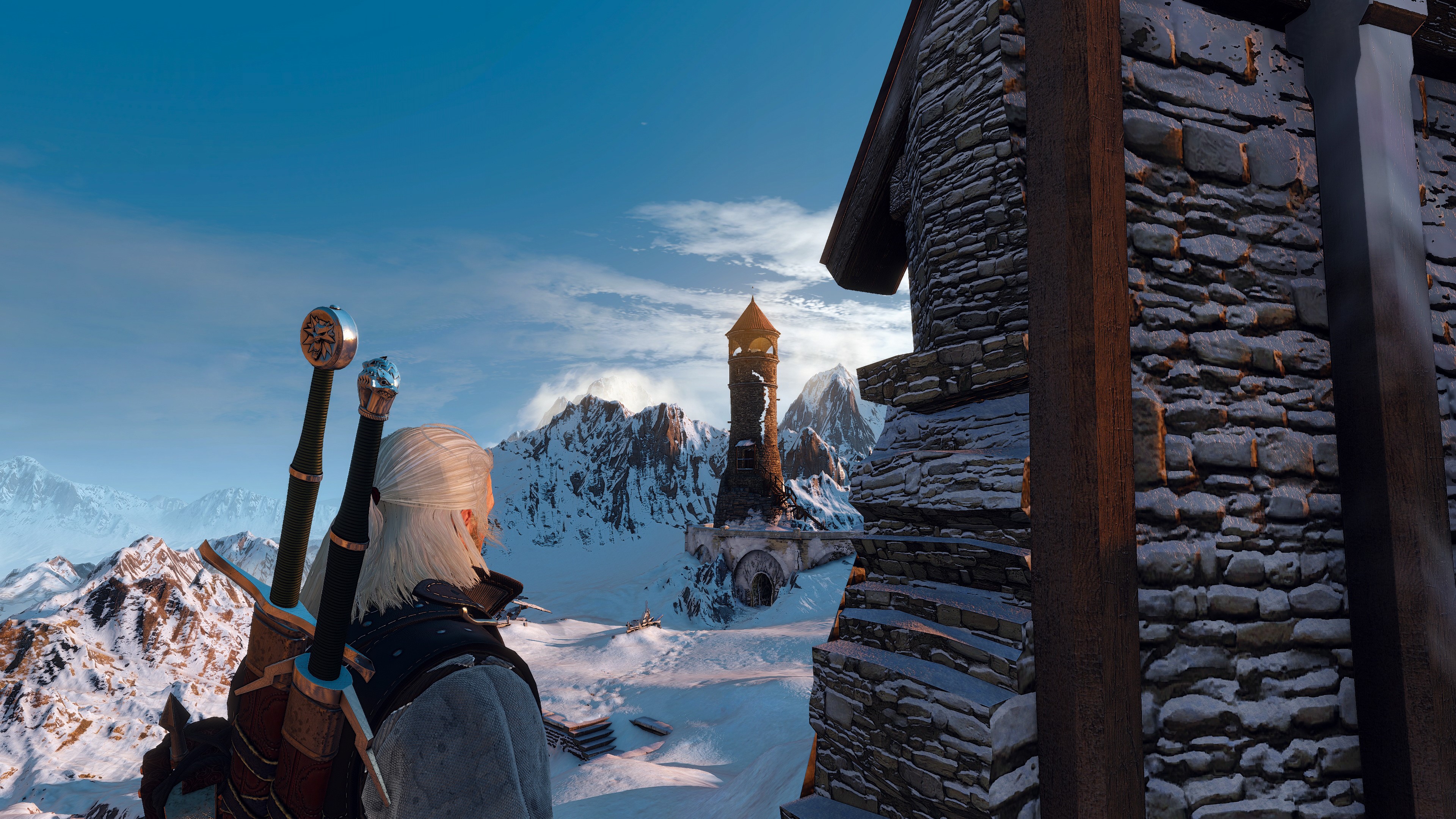 4K, The Witcher 3: Wild Hunt, Geralt of Rivia, The Witcher, screen shot HD Wallpaper
