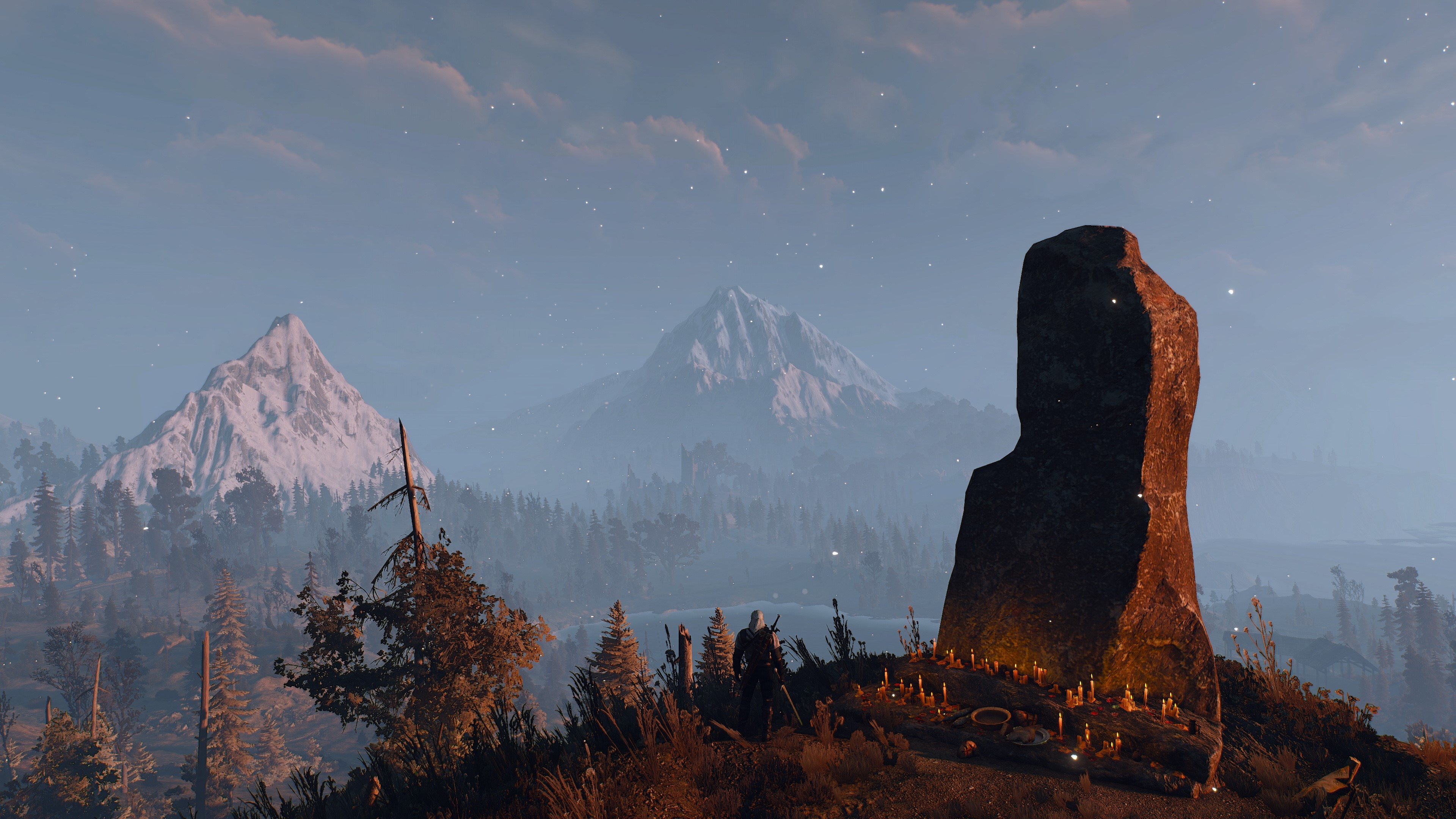 4K, CD Projekt RED, The Witcher 3: Wild Hunt, screen shot, The Witcher, Geralt of Rivia HD Wallpaper