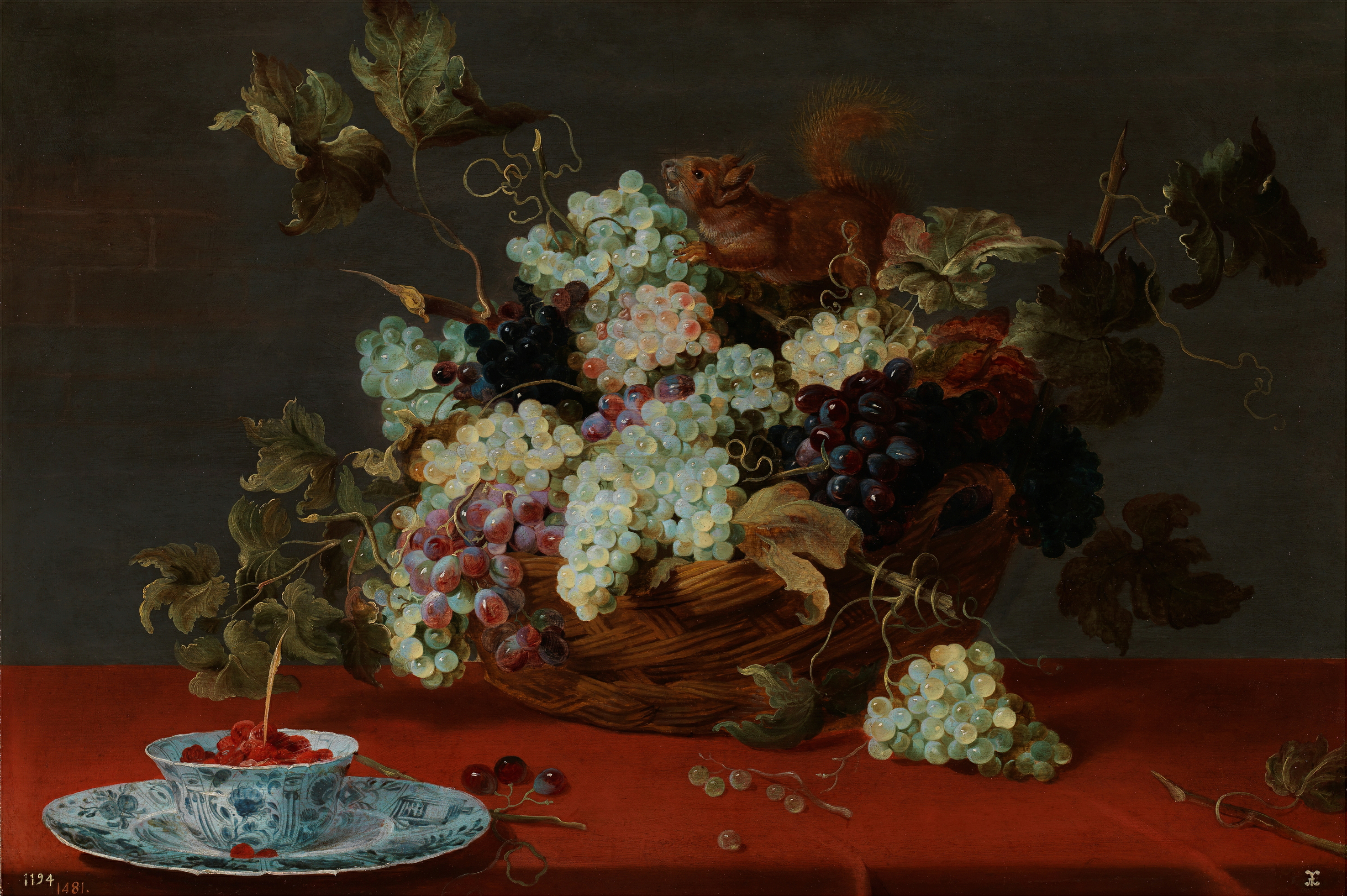 grapes, classical, painting, fruit, oil painting HD Wallpaper