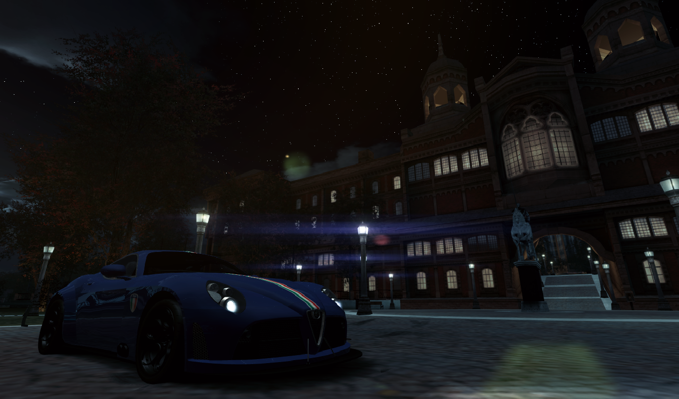 vehicle, video games, screen shot, Alfa Romeo, Alfa Romeo 8C, car, Need for Speed: World HD Wallpaper