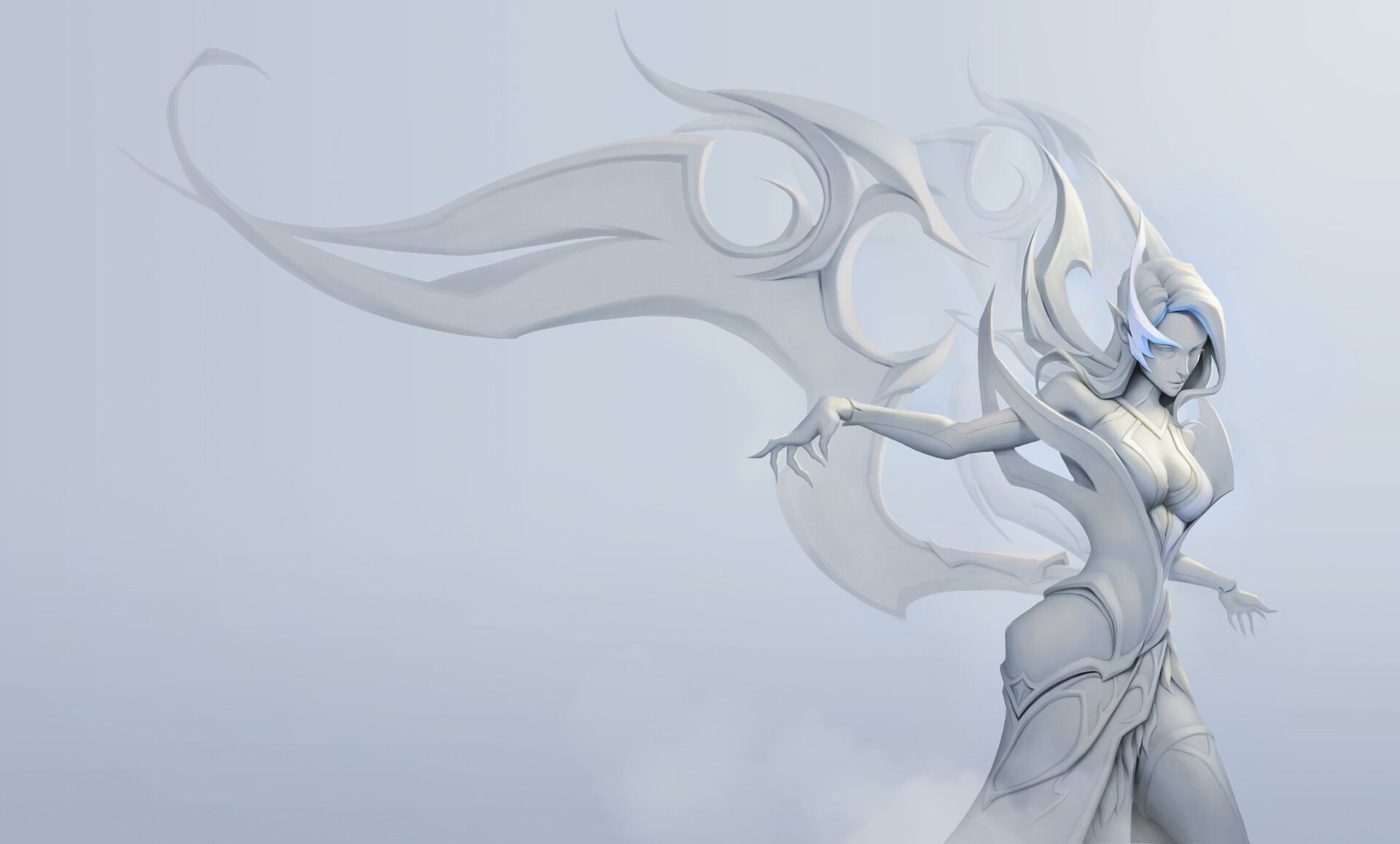 women, simple background, ArtStation, fantasy art, artwork, fantasy girl, standing HD Wallpaper