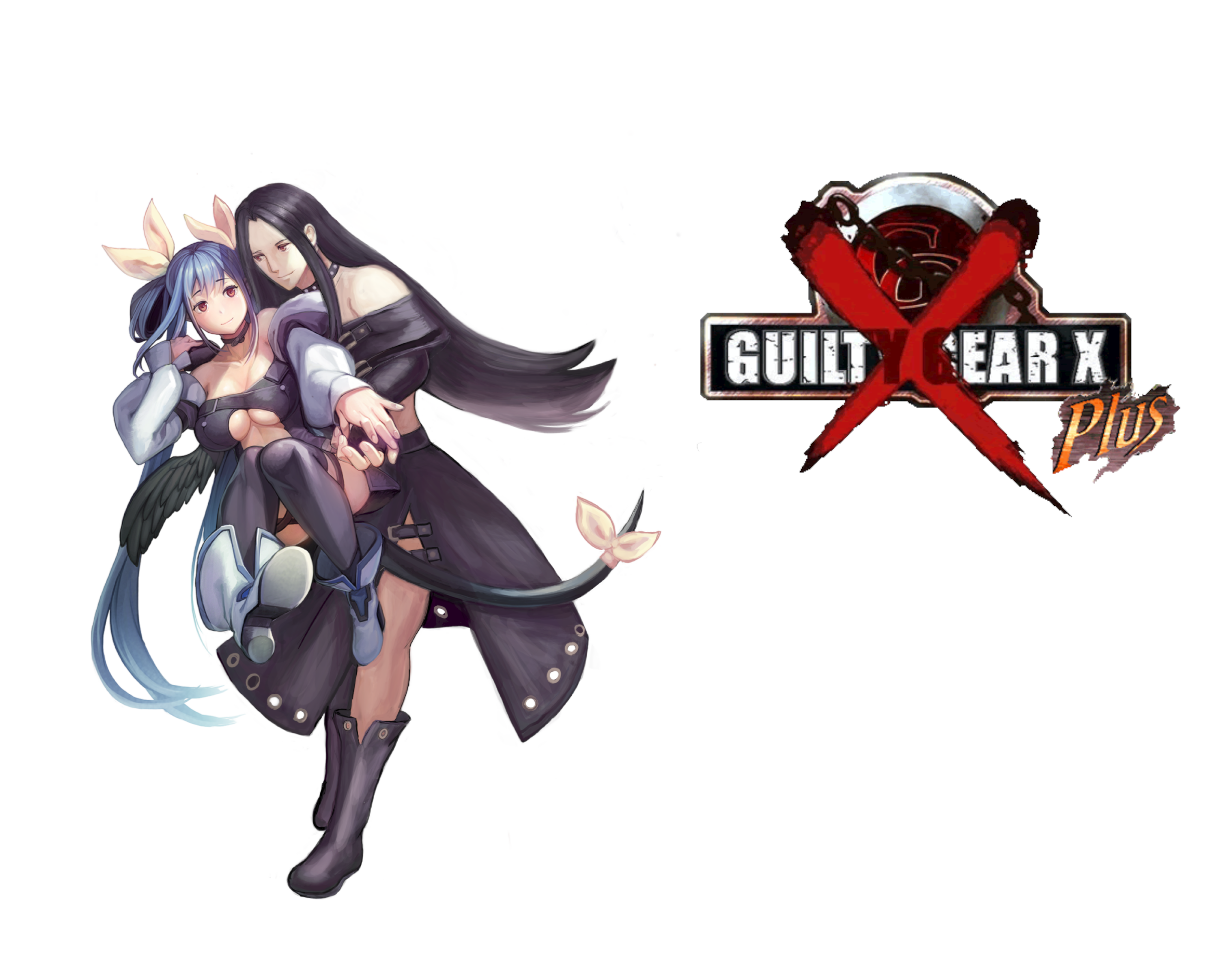 Dizzy (Guilty Gear), anime girl with wings, Guilty Gear, Fighting Games, couple, Testament (guilty gear) HD Wallpaper