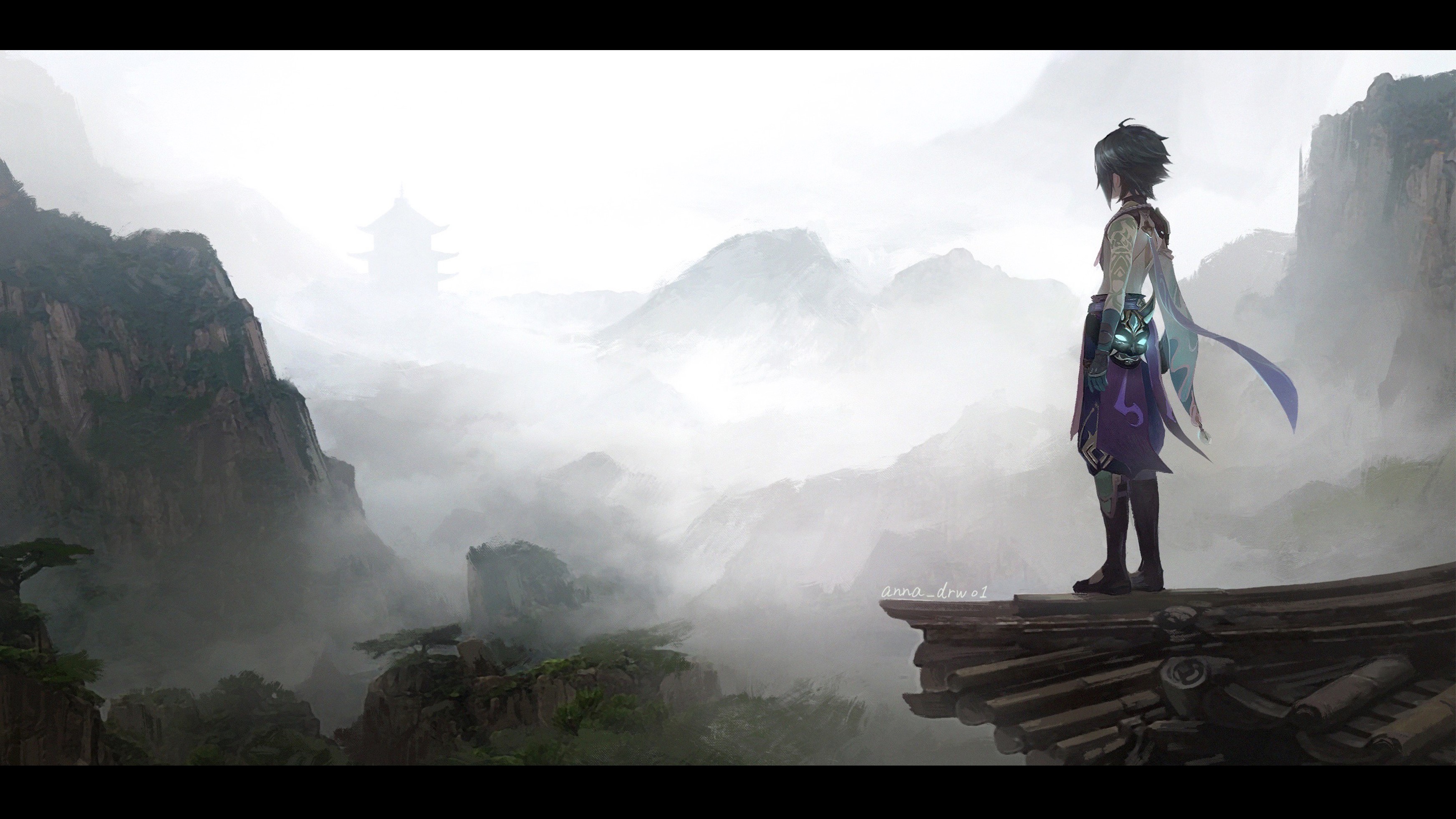 Xiao(Genshin Impact), anna_drw01, Genshin Impact HD Wallpaper