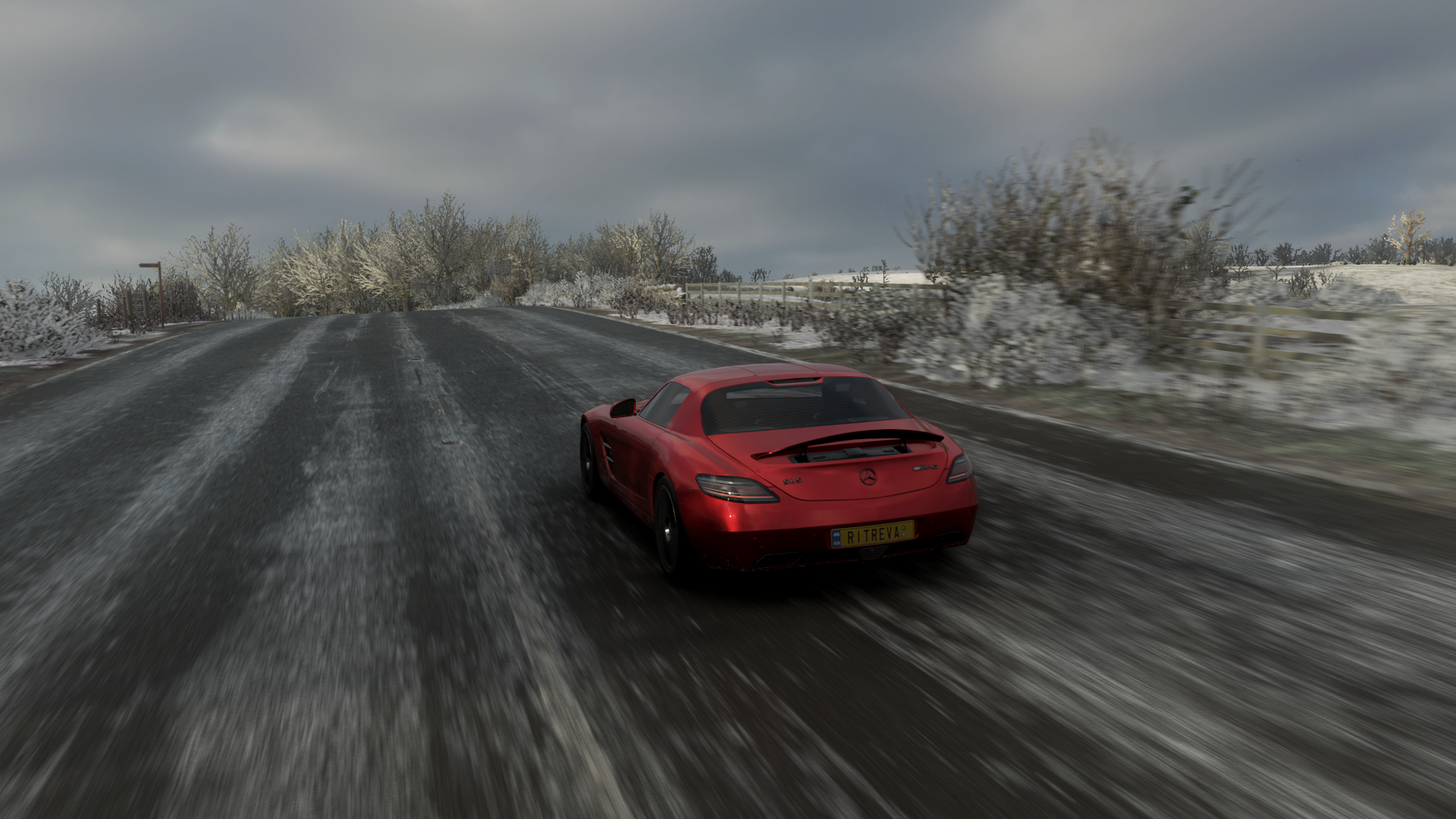 Mercedes-Benz, video games, Forza Horizon 4, Mercedes SLS AMG HD Wallpaper