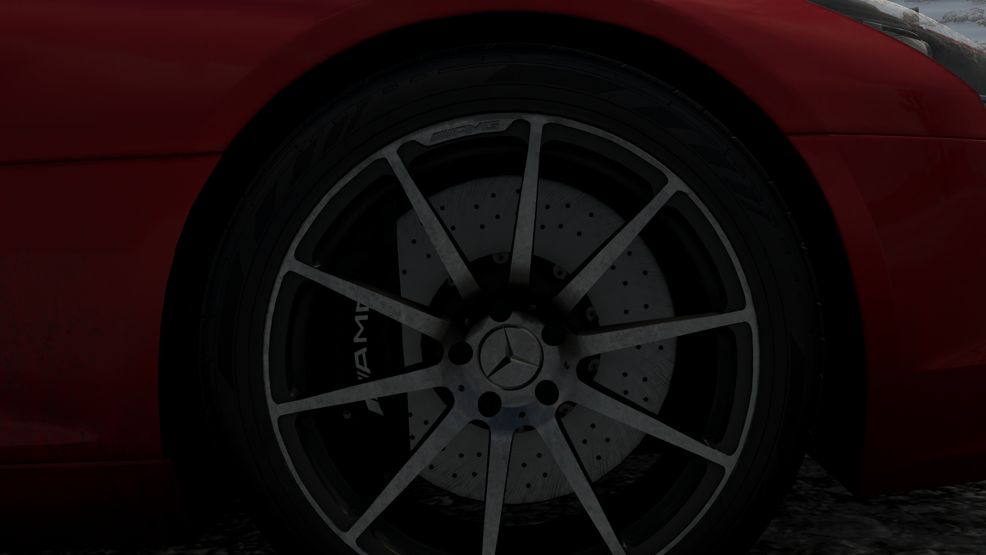 video games, Forza Horizon 4, Mercedes SLS AMG, Mercedes-Benz HD Wallpaper