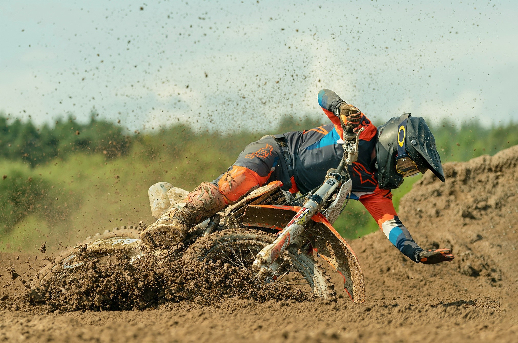 mud, sport, dirt, vehicle, sports, motorcycle HD Wallpaper