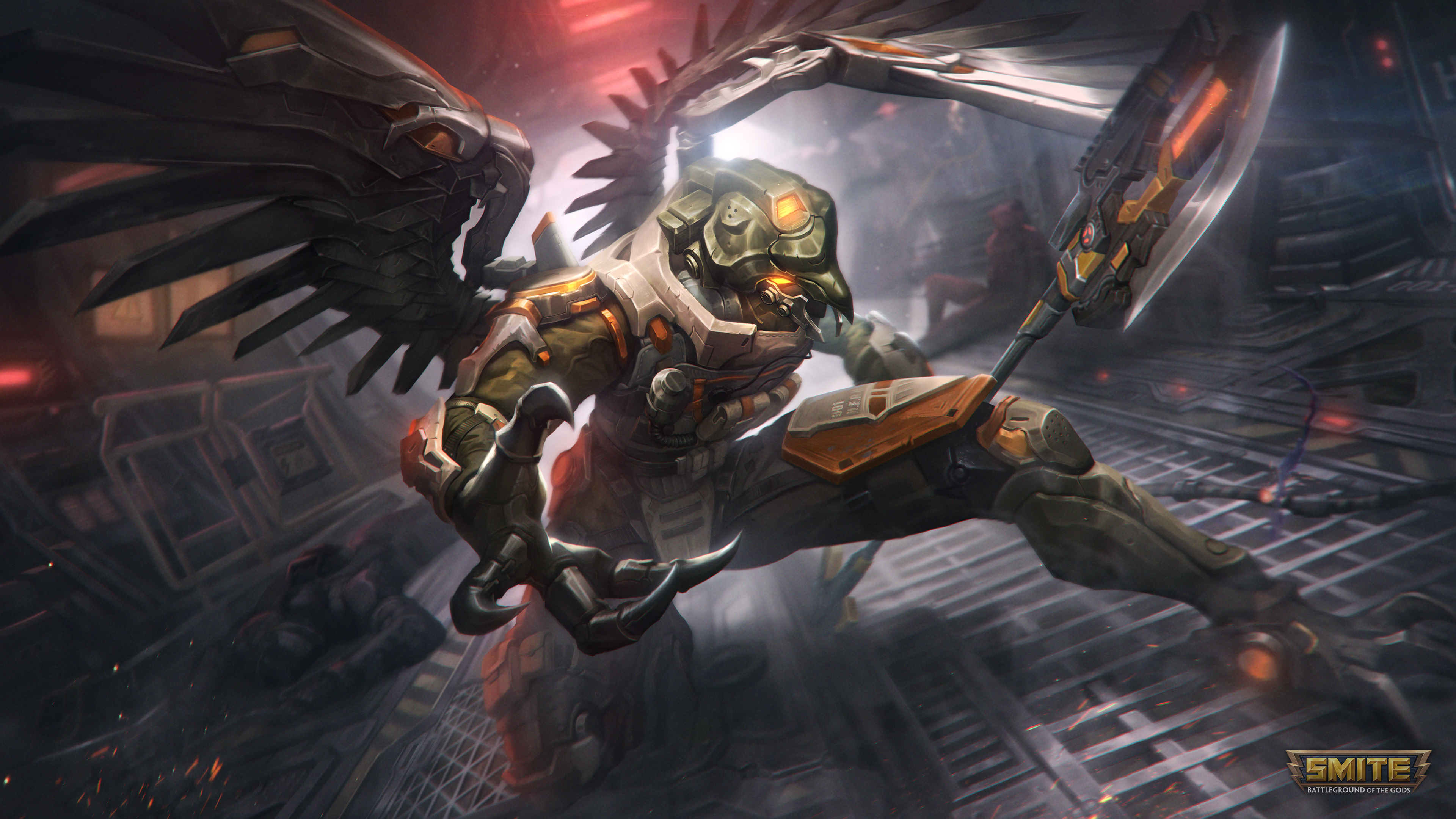 Steel Falcon Horus Smite HD Wallpaper