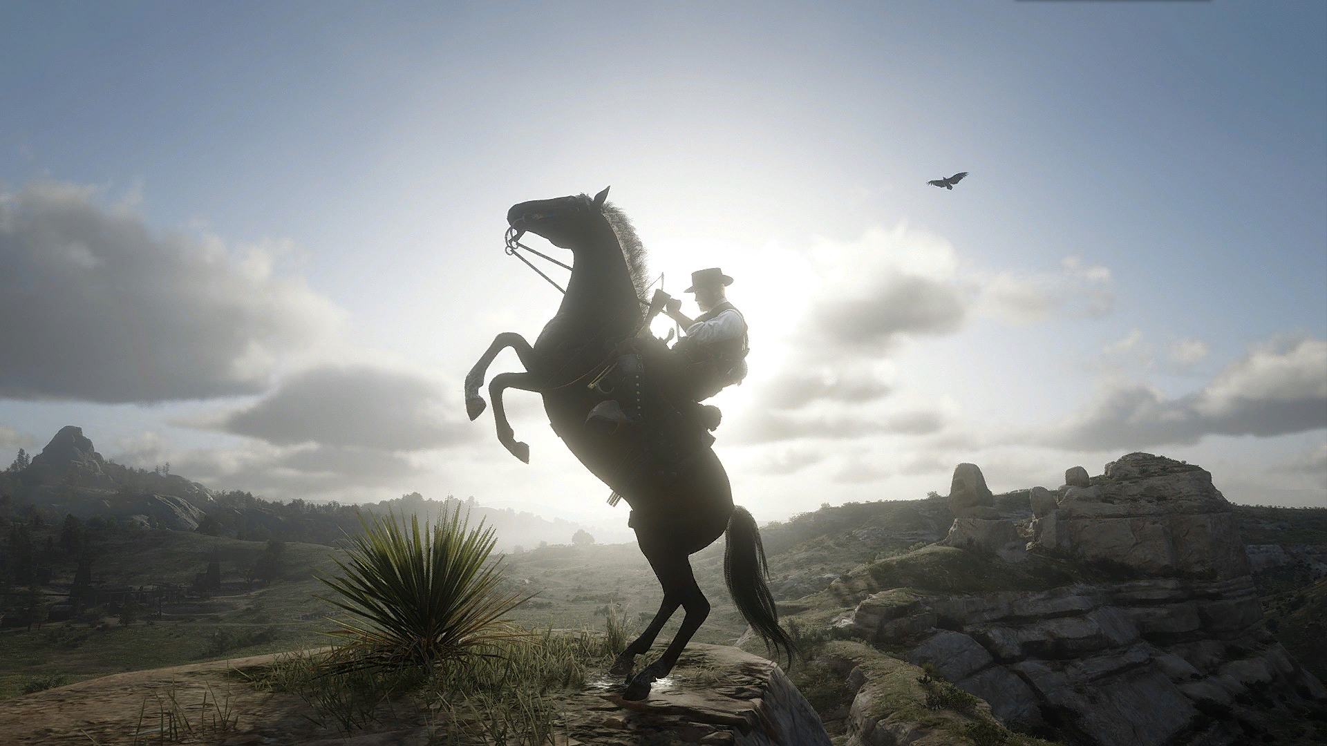 video game characters, Rockstar Games, cowboy, Red Dead Redemption 2, horse HD Wallpaper