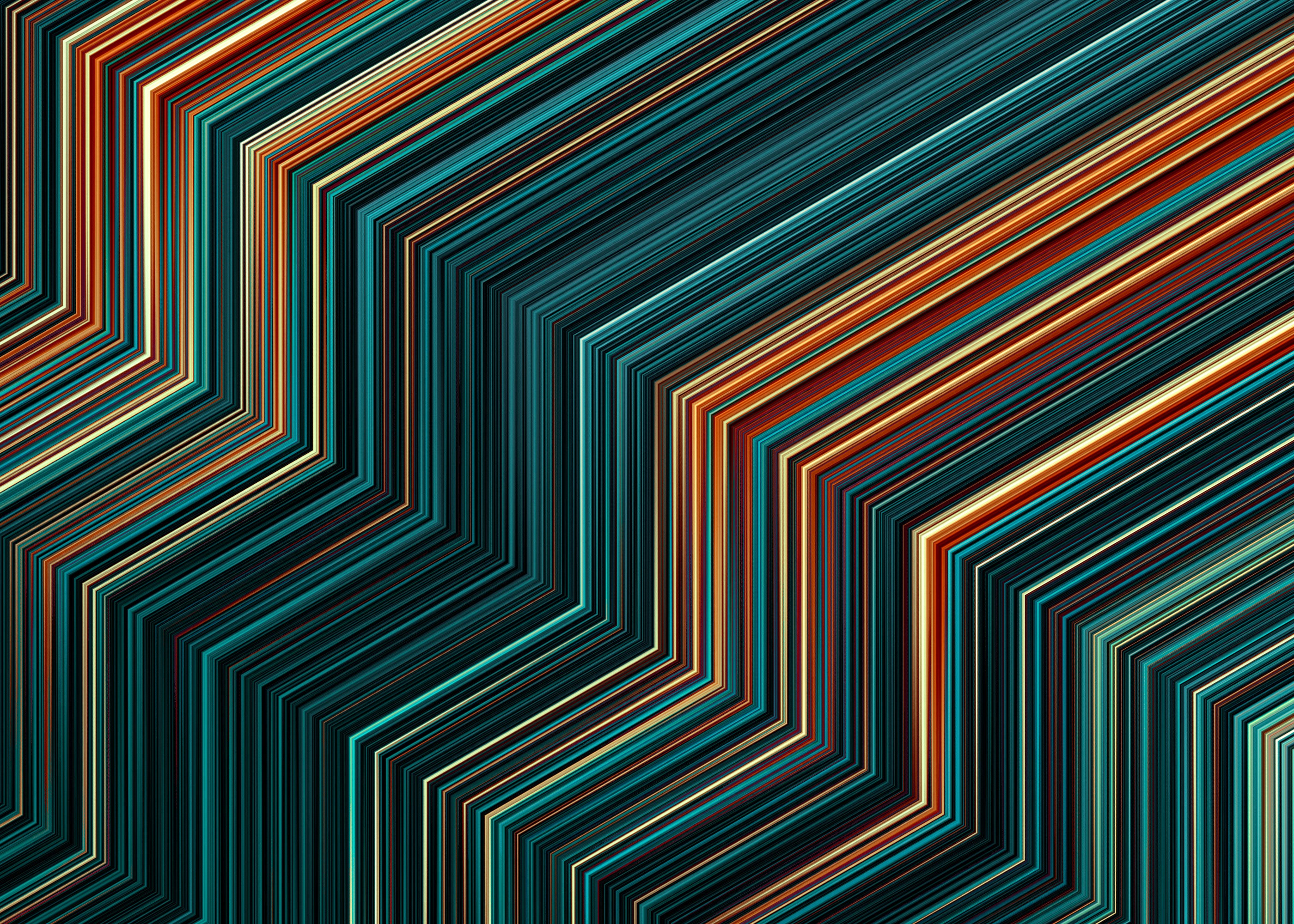 diagonal lines, colorful, pattern, lines, abstract, RETOKA, digital HD Wallpaper