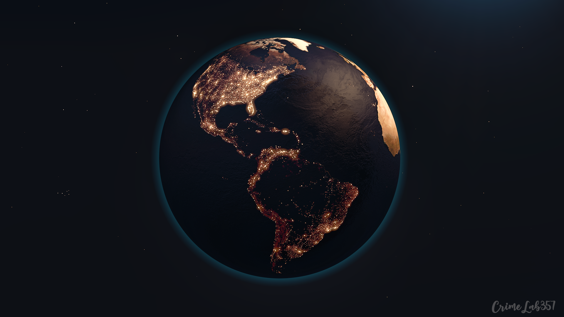 space, 3D graphics, watermarked, earth orbit HD Wallpaper