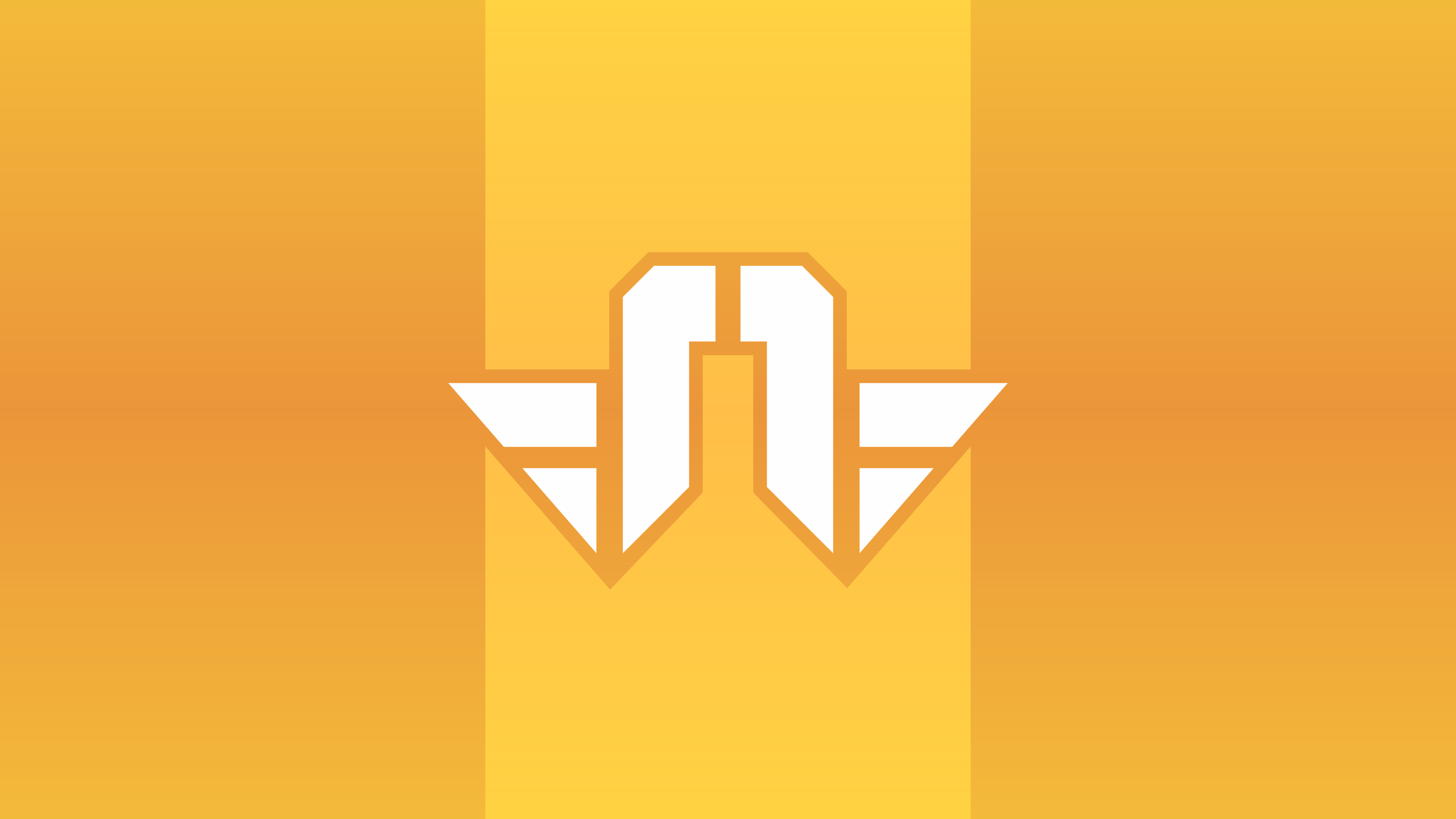 4K, Starbound, minimalism, orange background, simple background HD Wallpaper