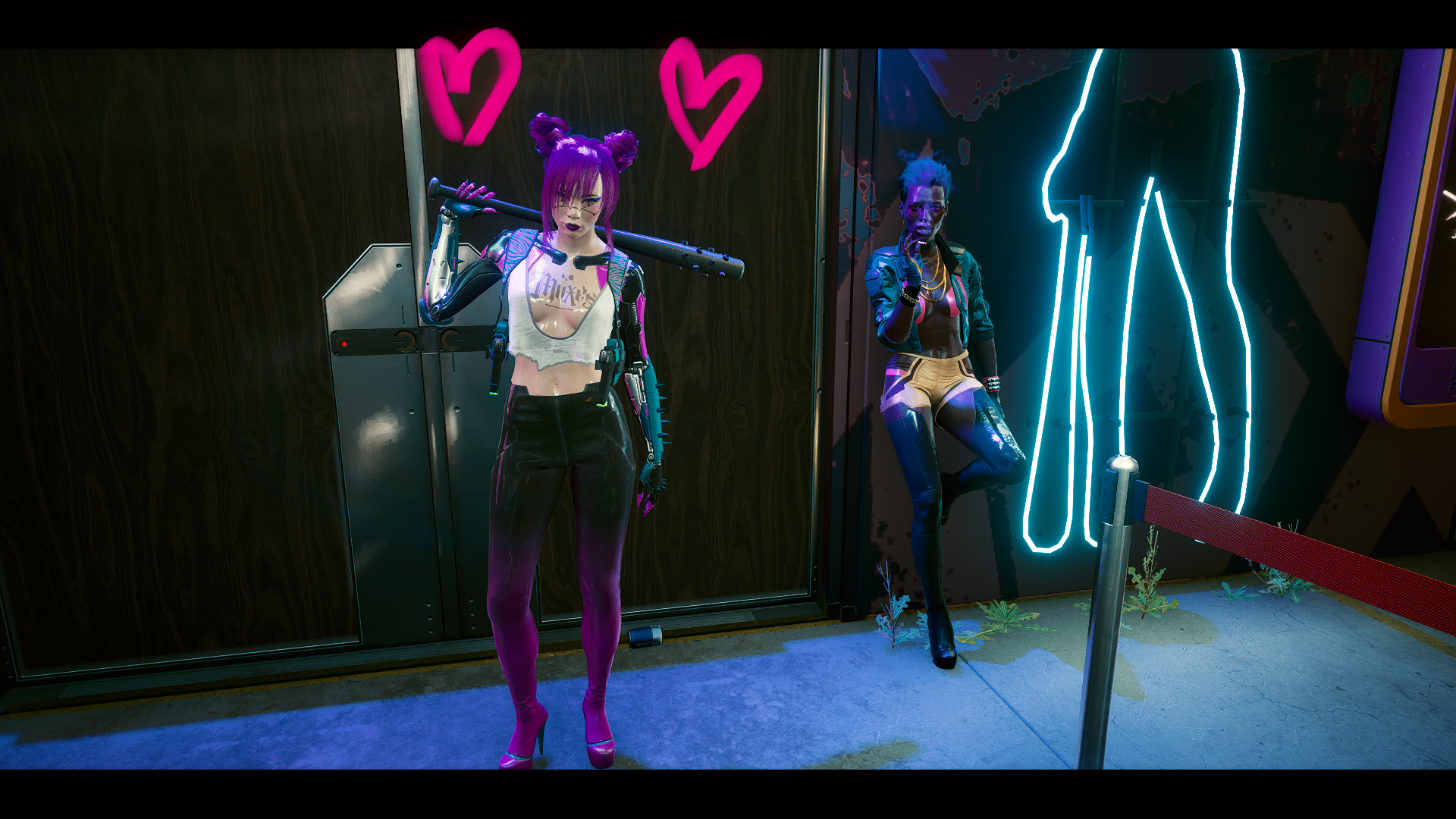 CD Projekt RED, The Moxes (gang), video games, Cyberpunk 2077, women HD Wallpaper
