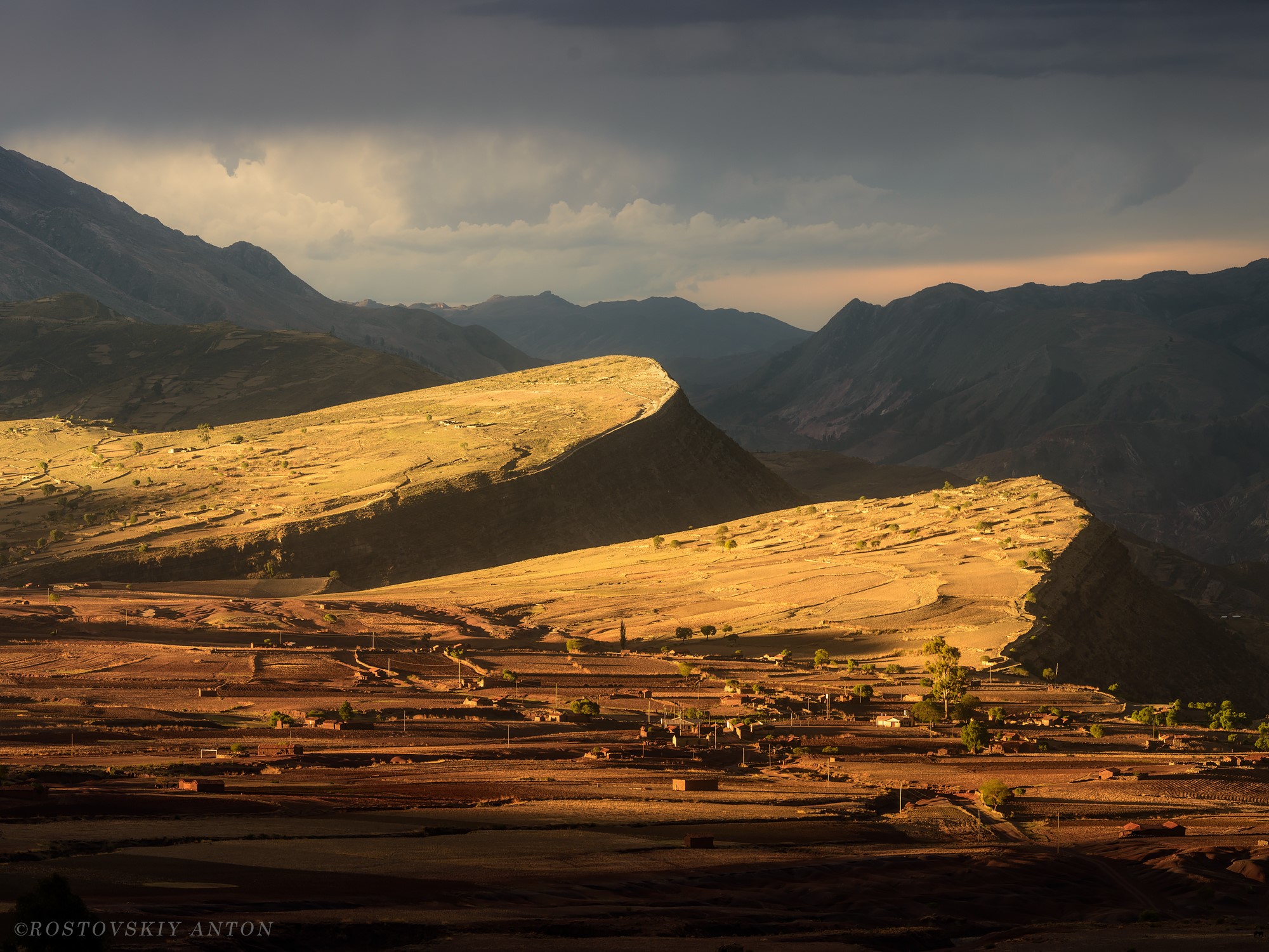 house, clouds, mountains, nature, Anton Rostovskiy, landscape HD Wallpaper