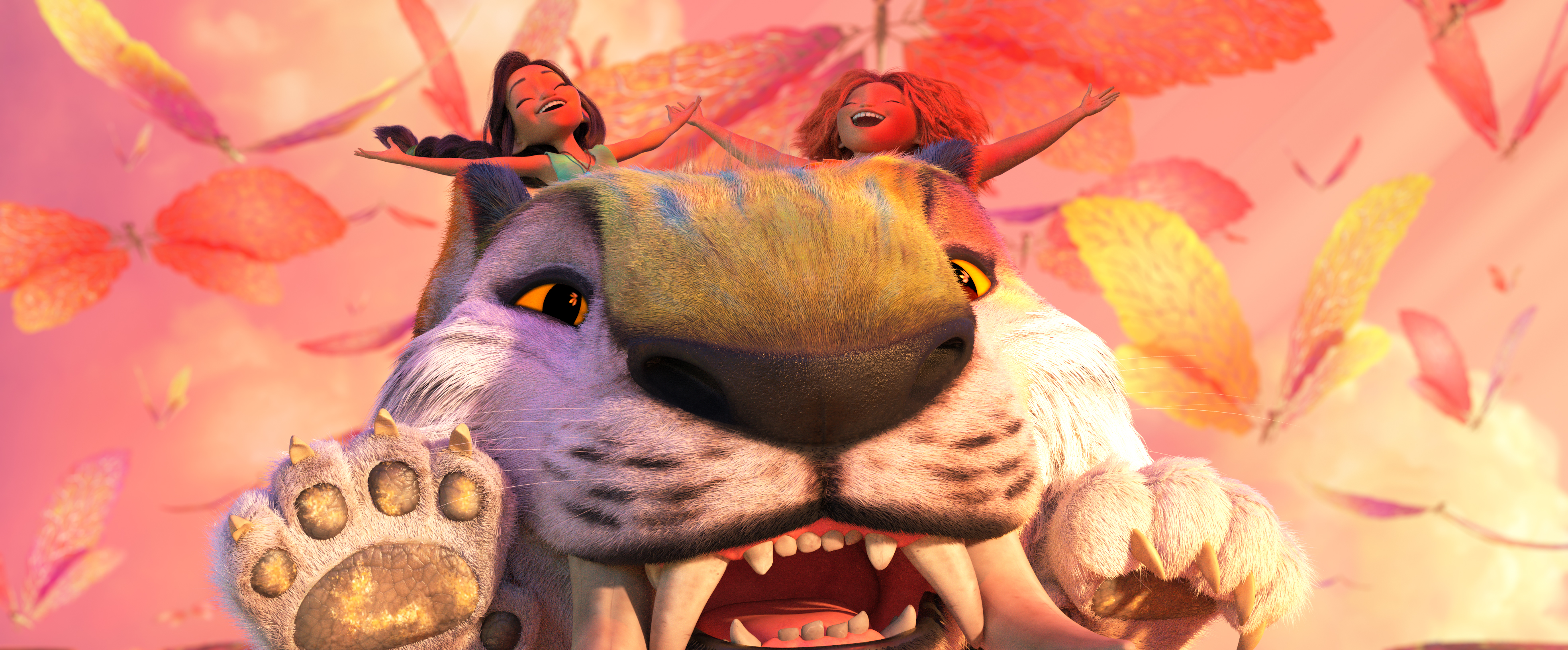 The Croods: A New Age Eep and Dawn HD Wallpaper