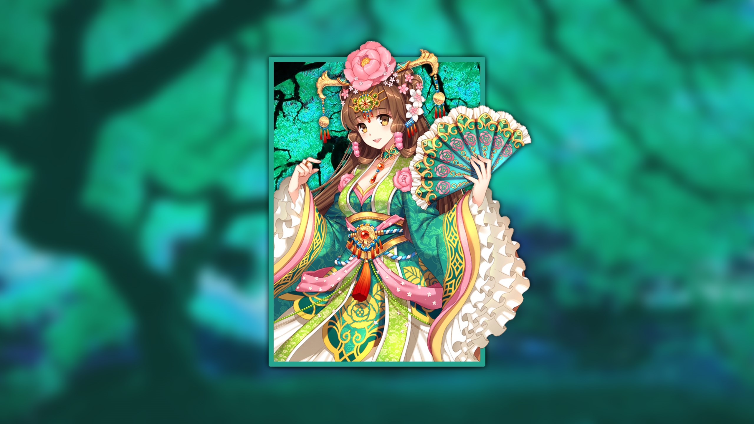 anime, renders in shapes, picture-in-picture, anime girls HD Wallpaper