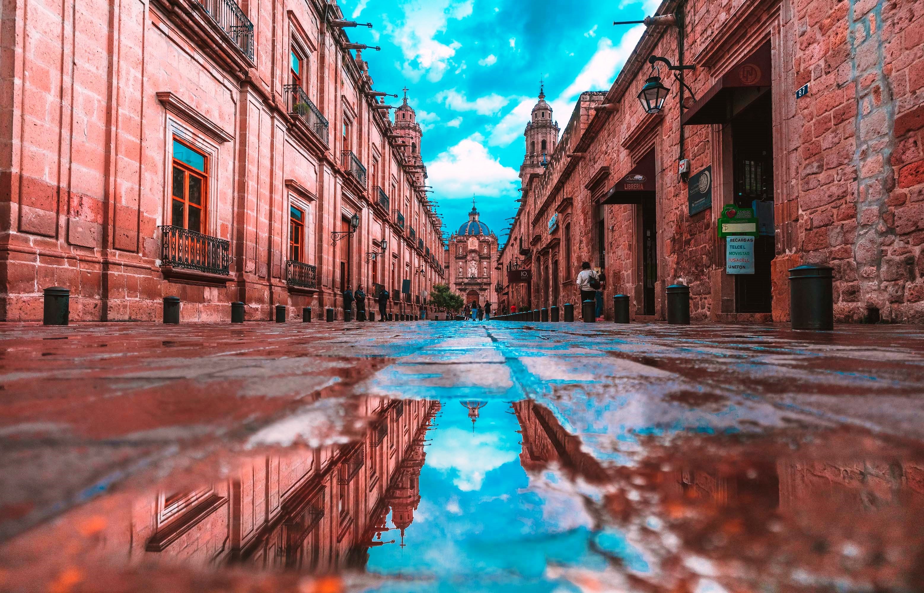 reflection, capital, urban, city HD Wallpaper