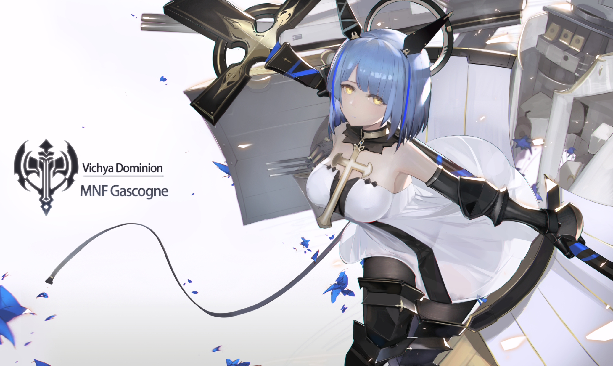 Fumiho, Gascogne (Azur Lane), anime, Azur Lane, anime girls, women HD Wallpaper