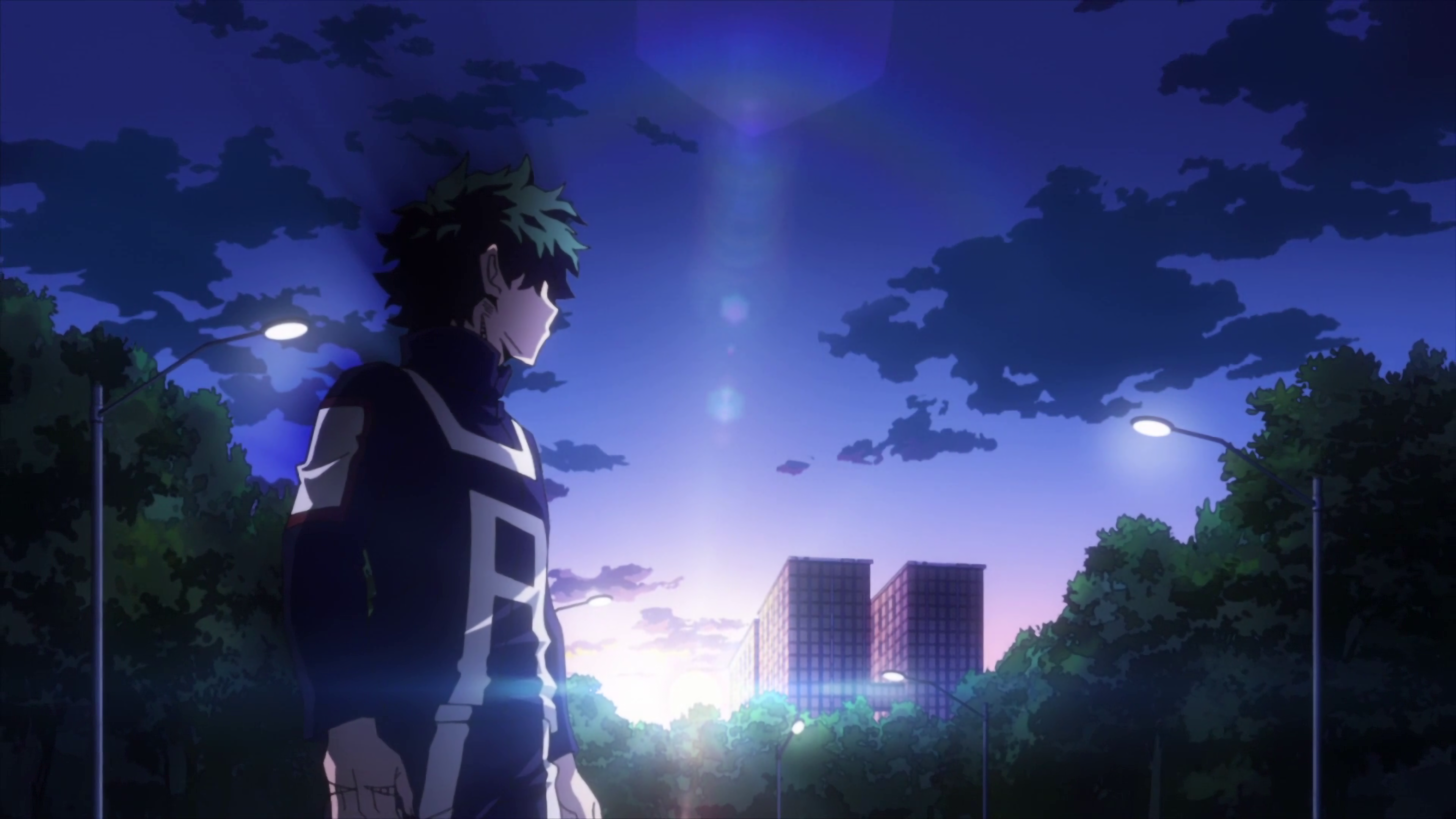4K, anime, Izuku Midoriya, Boku no Hero Academia, superhero HD Wallpaper