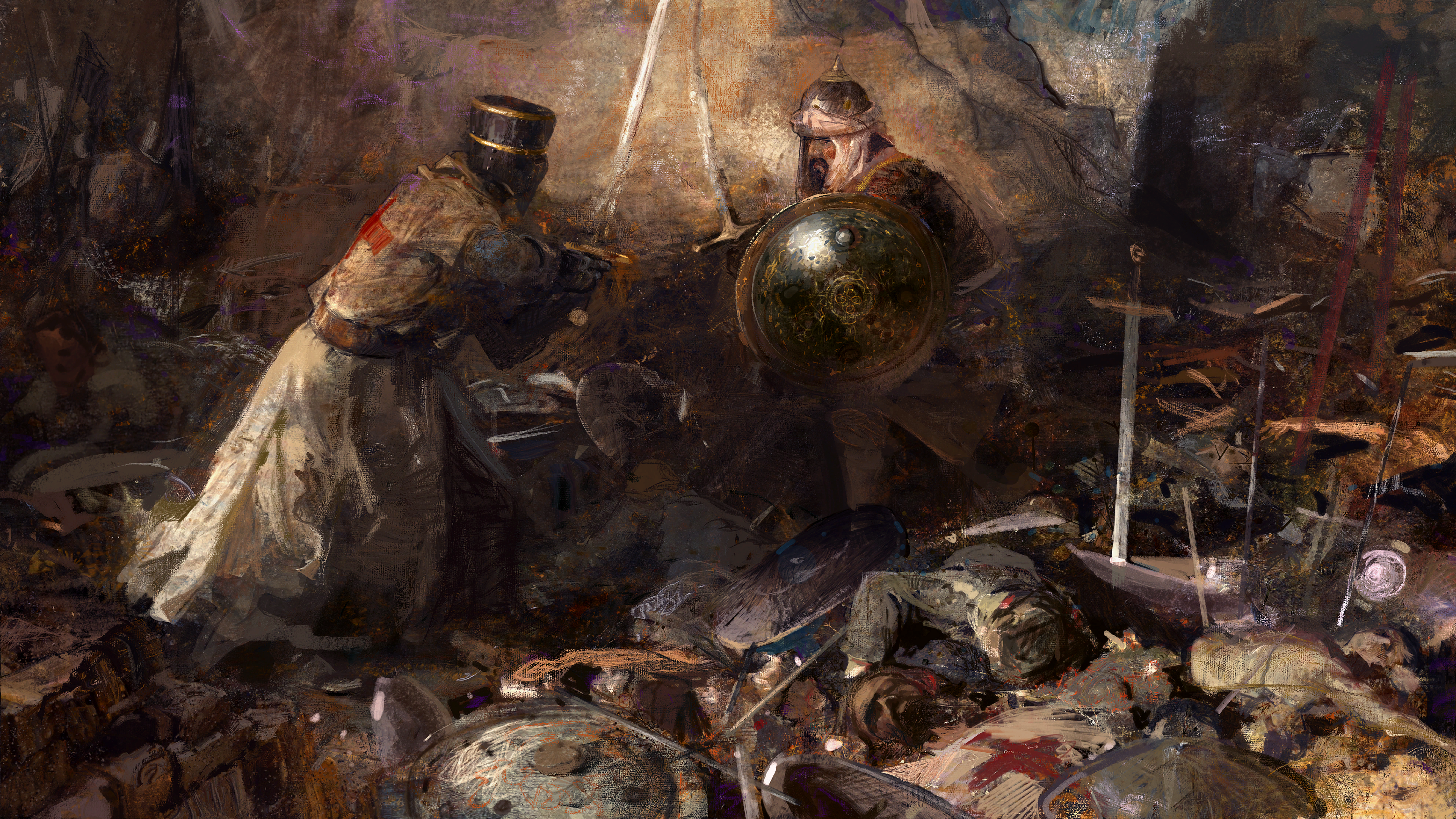 4K, Craig Mullins, Crusader Kings III, video game art, artwork, video games, game art, Paradox Interactive HD Wallpaper