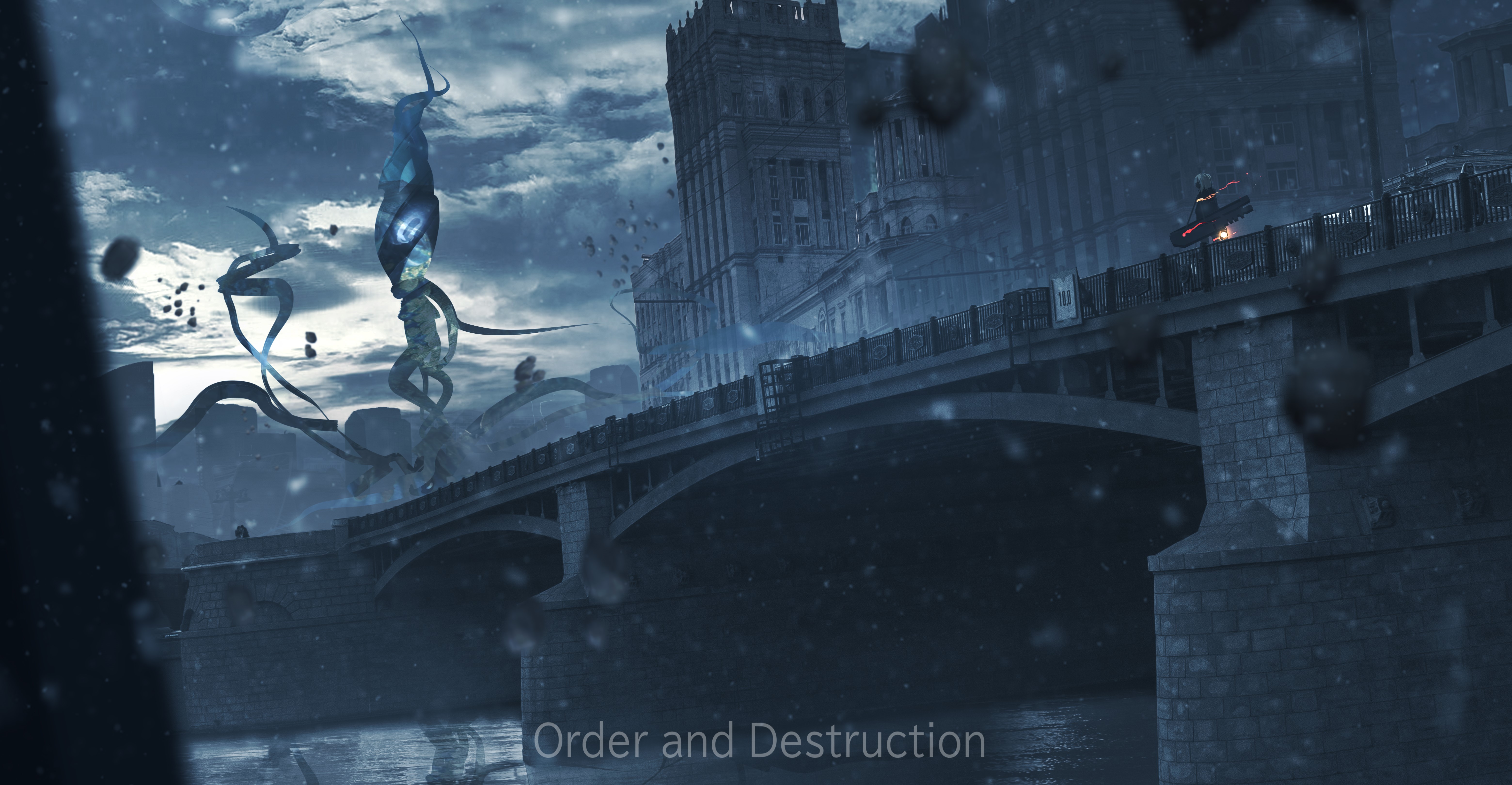 4K, Lifeline, anime, anime girls HD Wallpaper