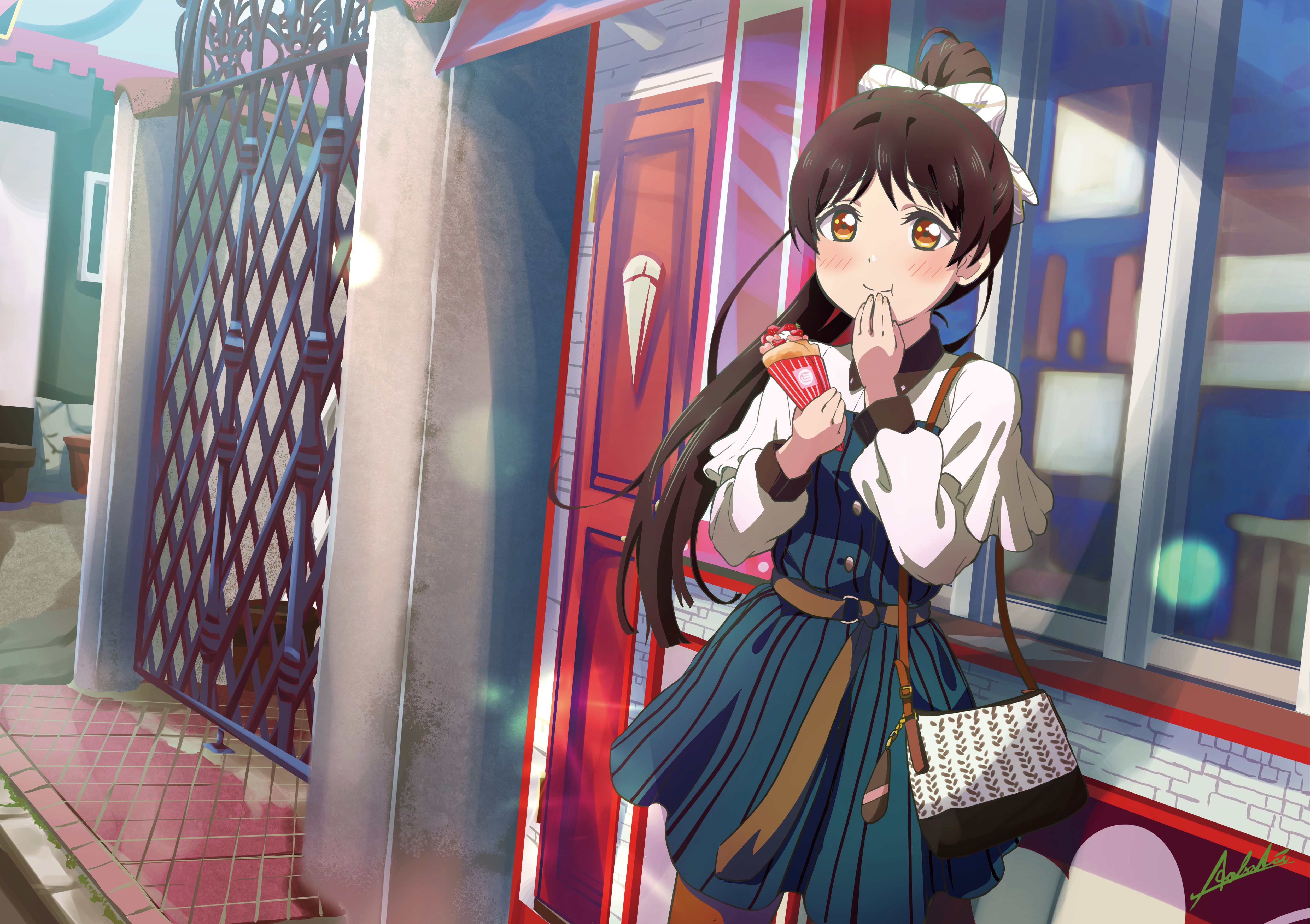 4K, Hazuki Ren (Love Live!), Love Live! Super Star!!, anime girls, Love Live Series HD Wallpaper