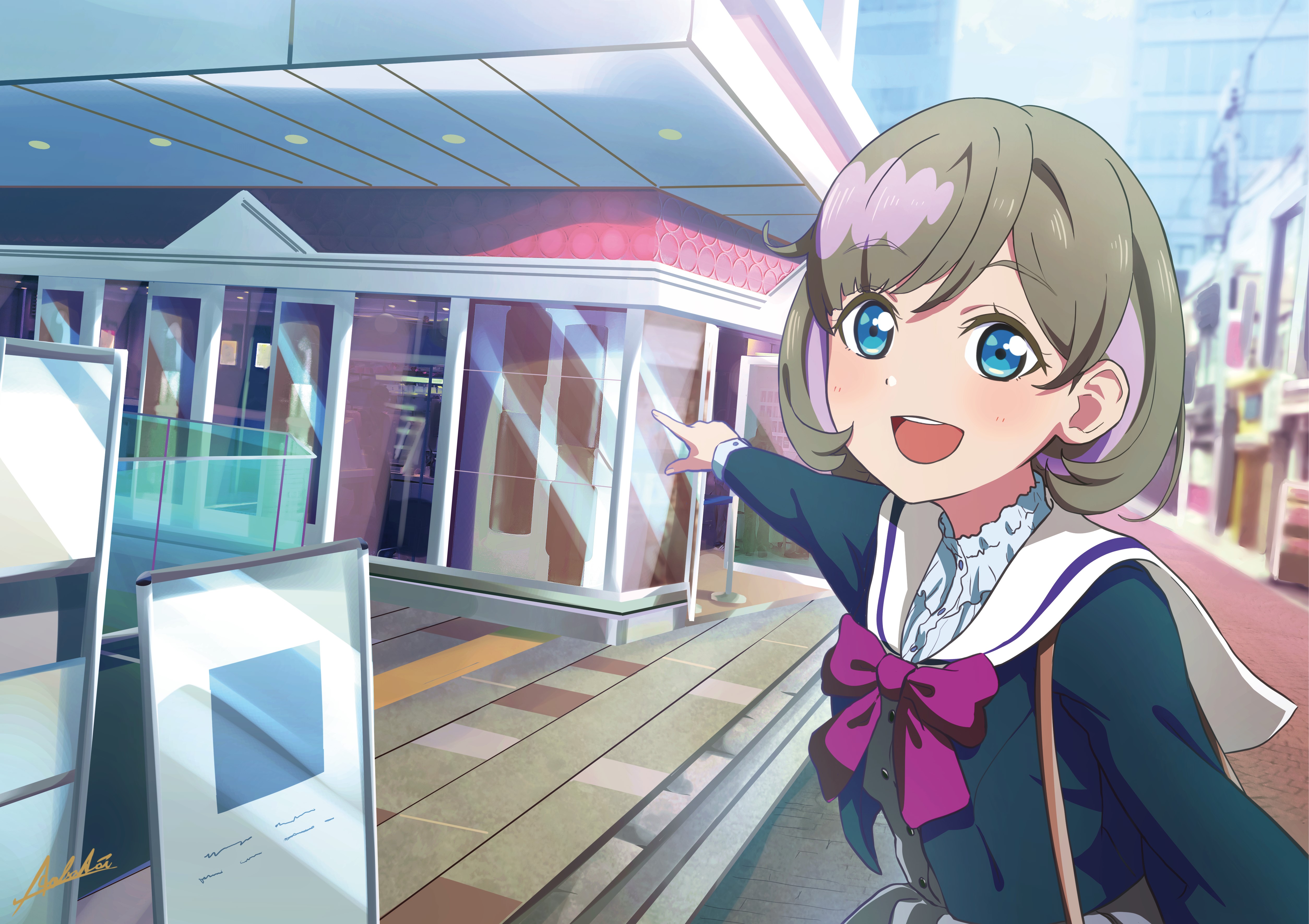 4K, Love Live Series, Love Live! Super Star!!, anime girls, Tang Keke HD Wallpaper