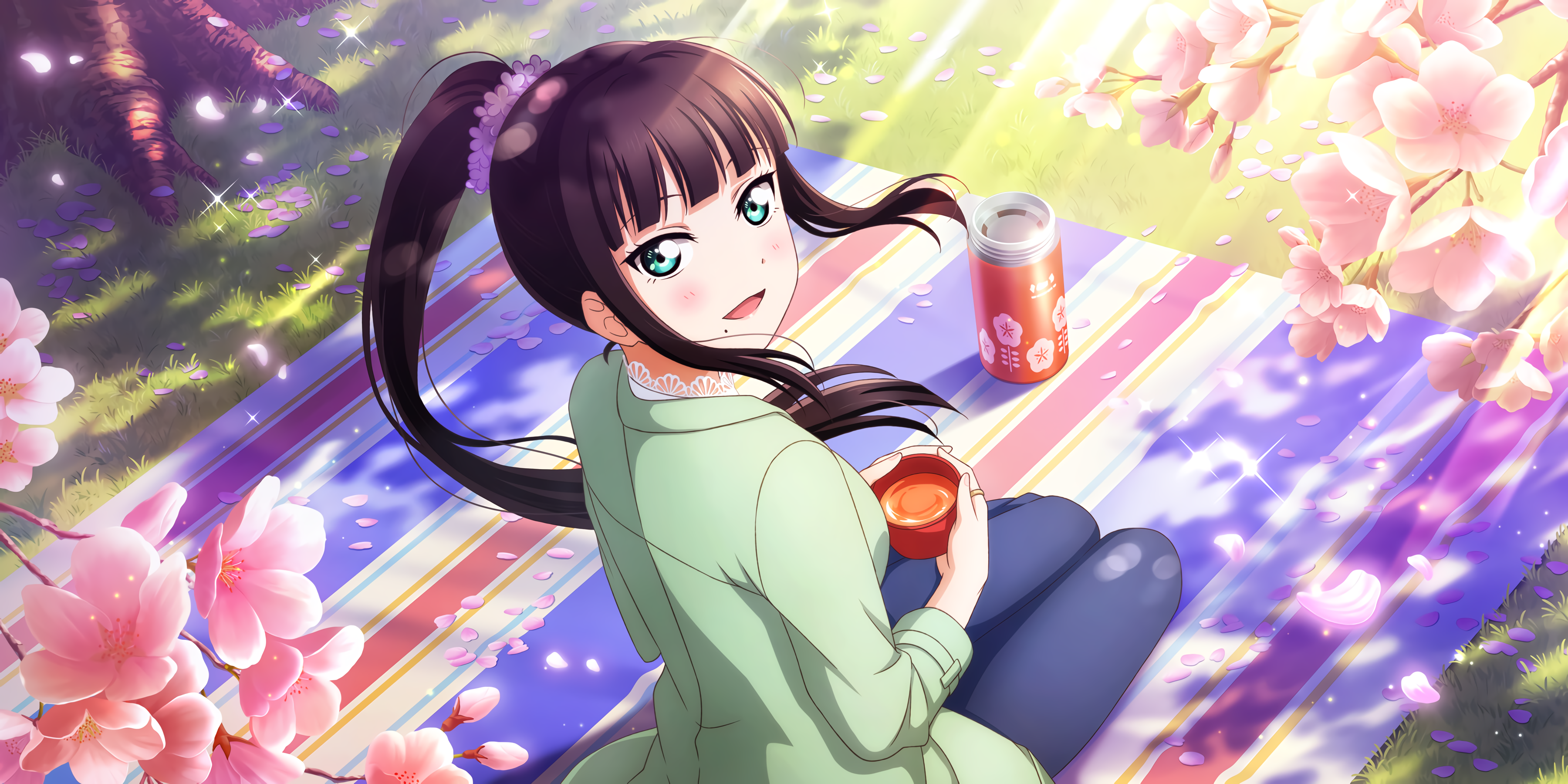 Love Live Series, anime girls, Kurosawa Dia, Love Live! Sunshine, Love Live! HD Wallpaper
