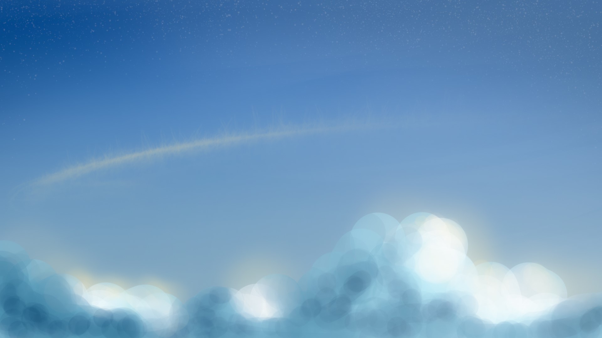 blue, clouds, clear sky HD Wallpaper