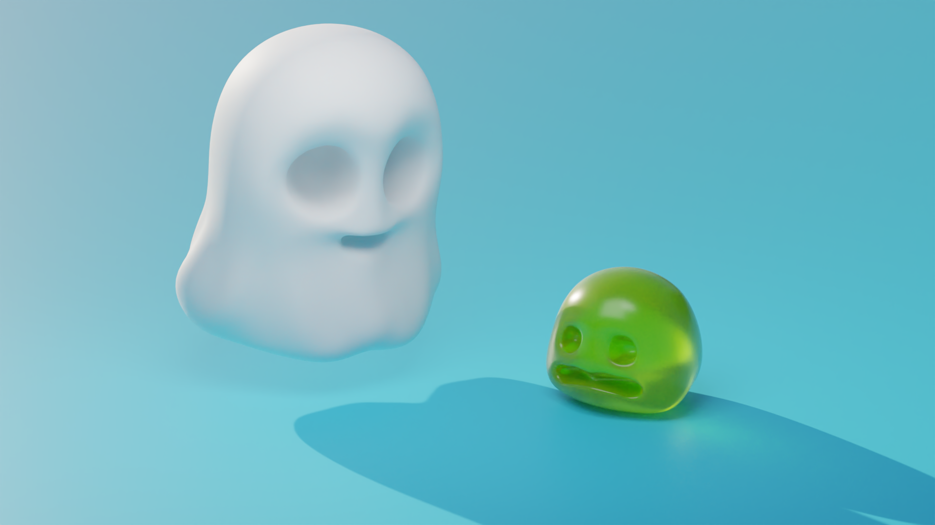 Blender, cartoon, 3D HD Wallpaper