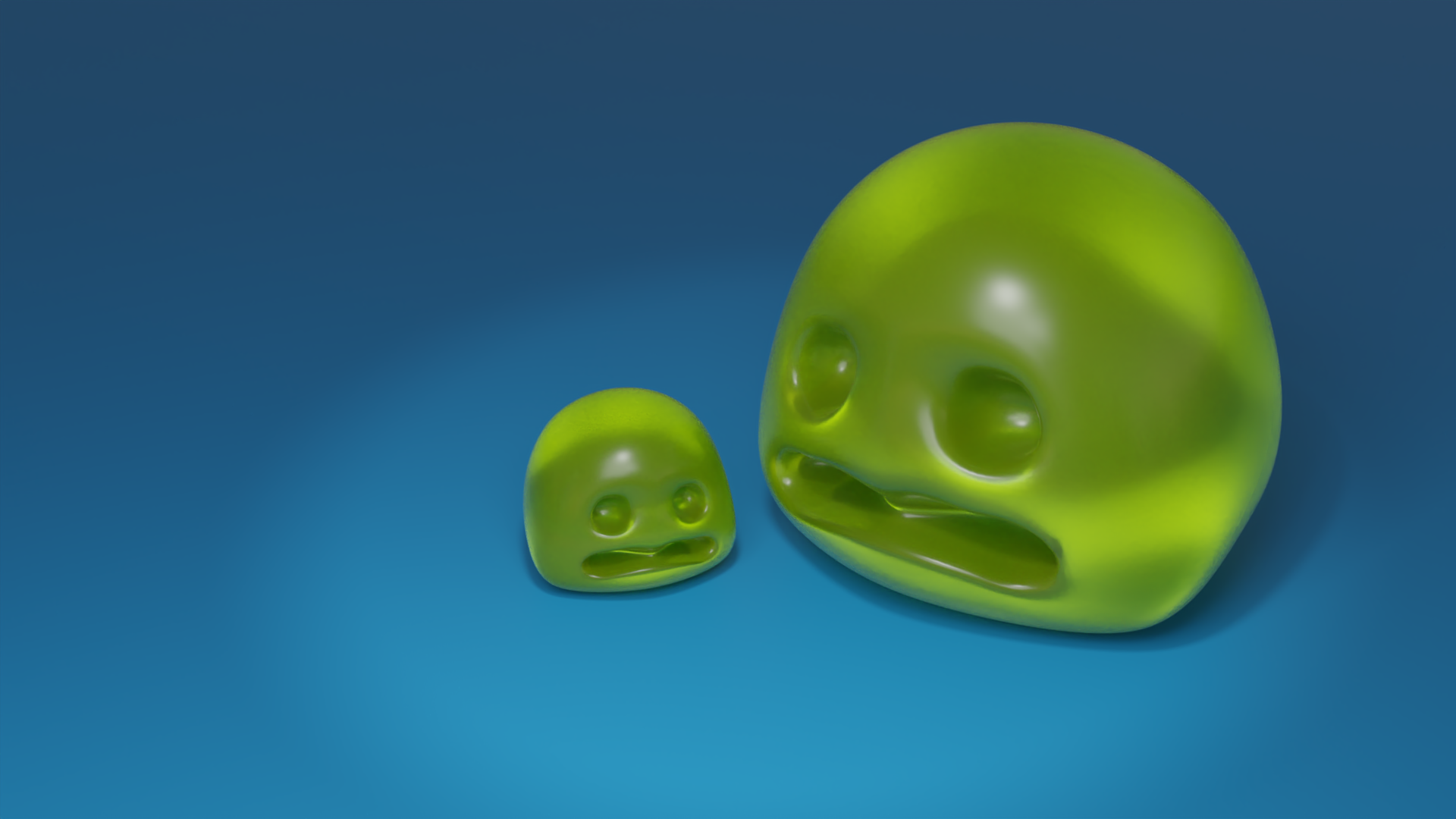 3D, Blender, cartoon HD Wallpaper