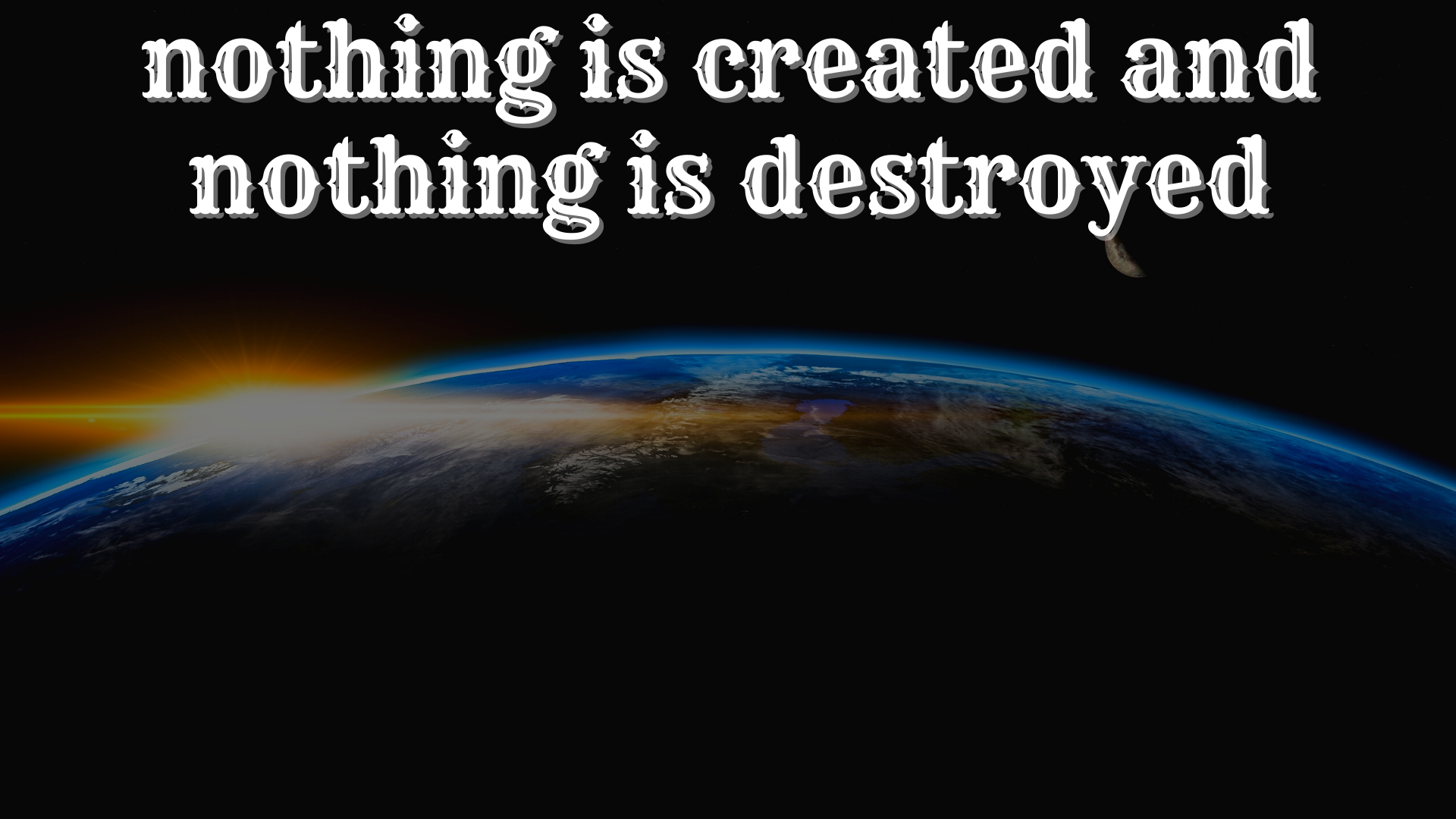 Earth, space, typography, planet HD Wallpaper