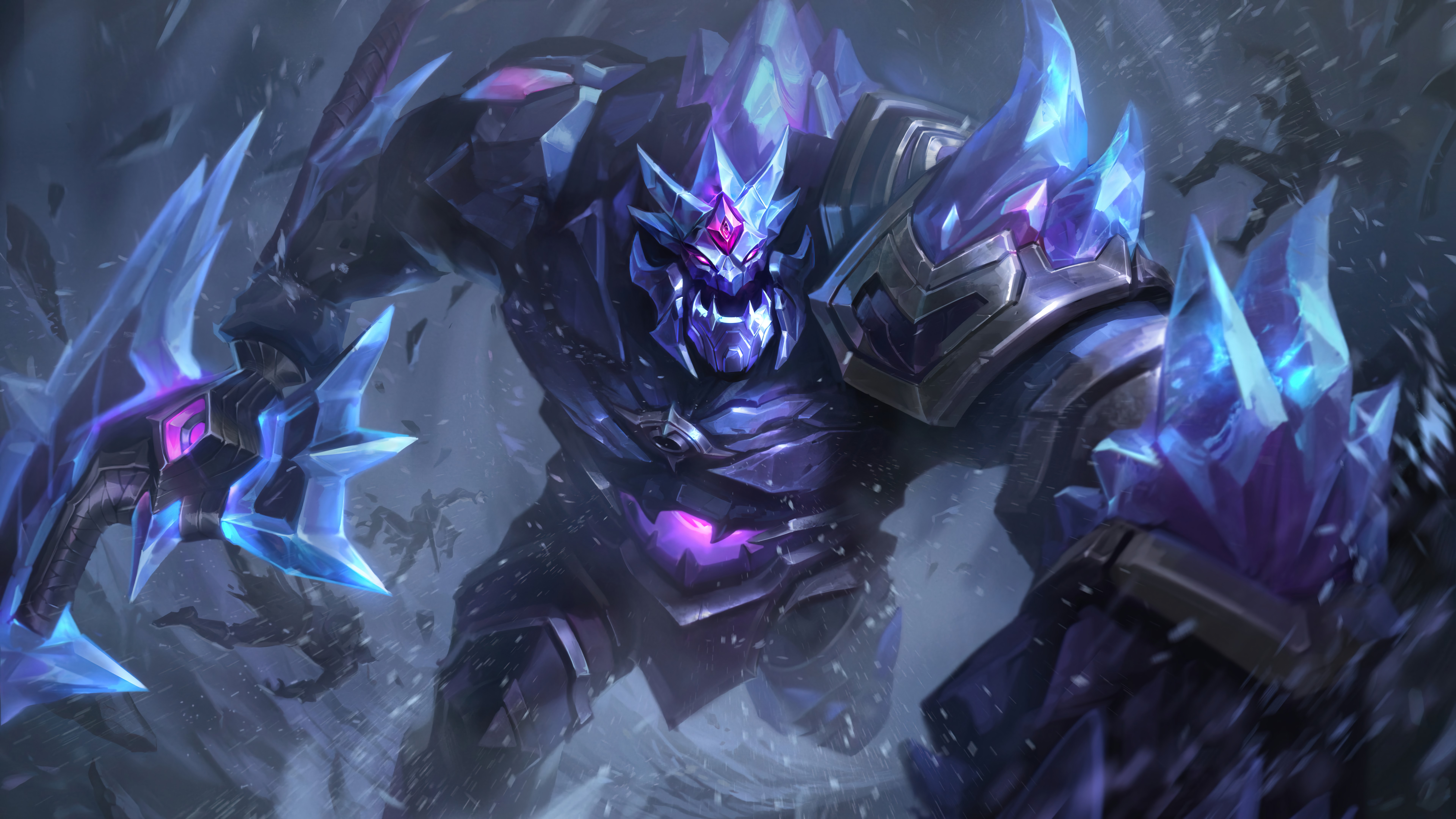4K, video game art, video games, League of Legends, GZG, Sion, Riot Games, Sion (League of Legends), 4K HD Wallpaper