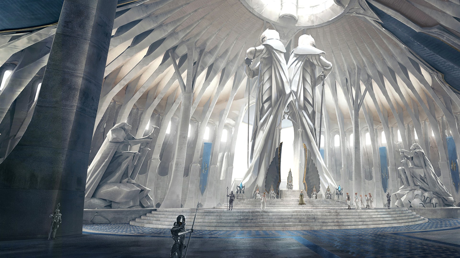 video game art, PC gaming, fantasy art, demacia, League of Legends HD Wallpaper