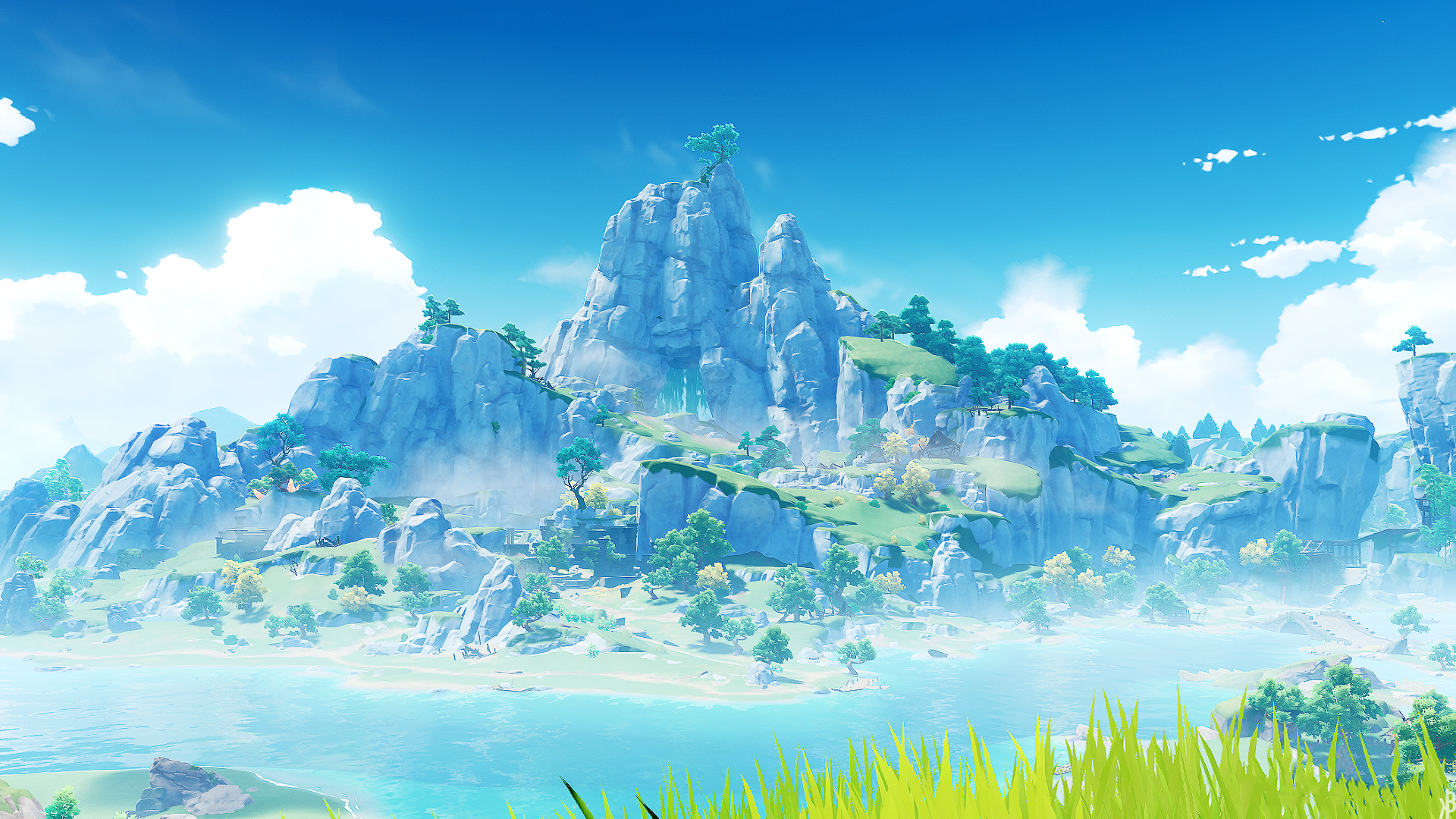 landscape, Genshin Impact, Genshin HD Wallpaper