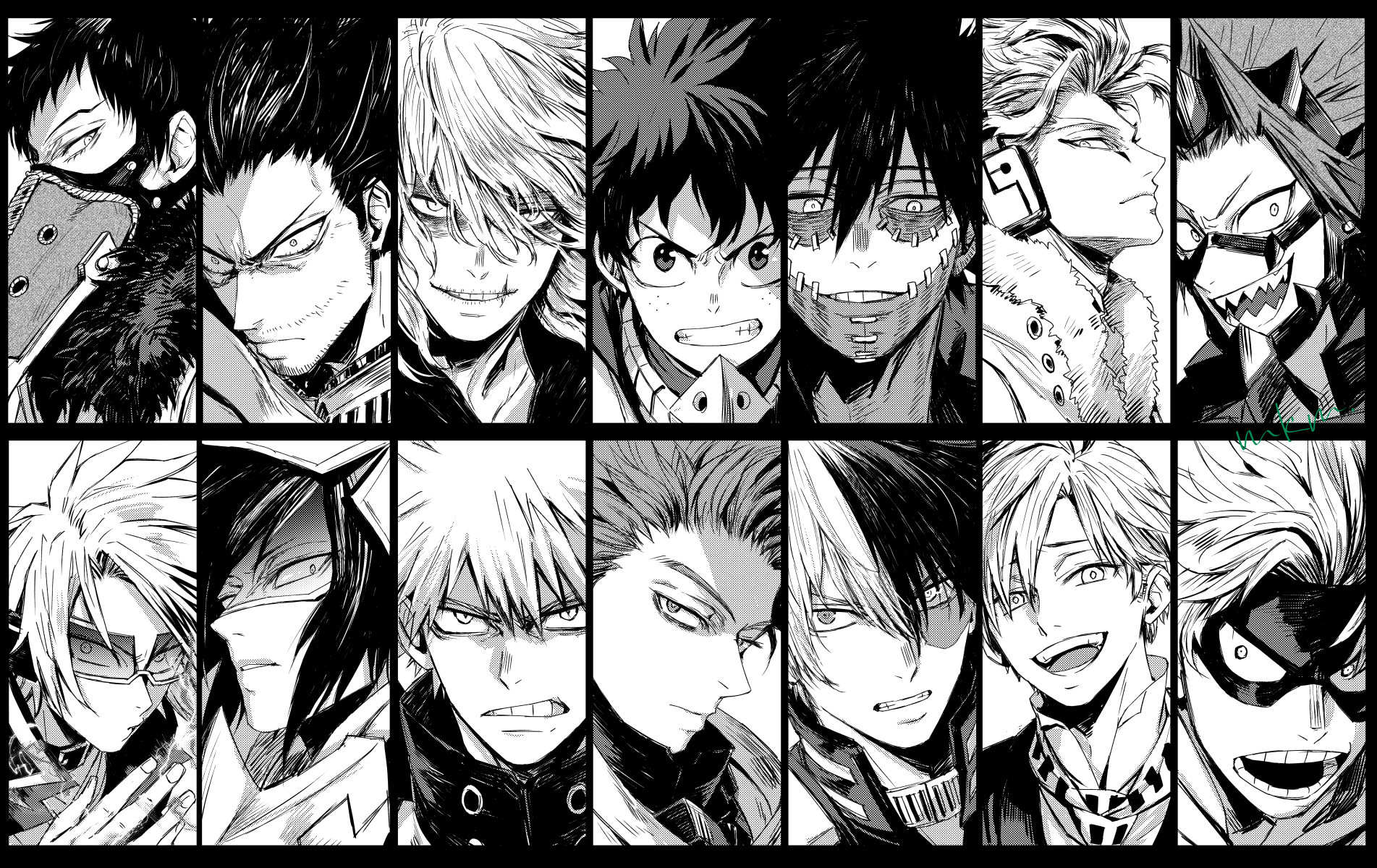 anime, Boku no Hero Academia, anime boys HD Wallpaper