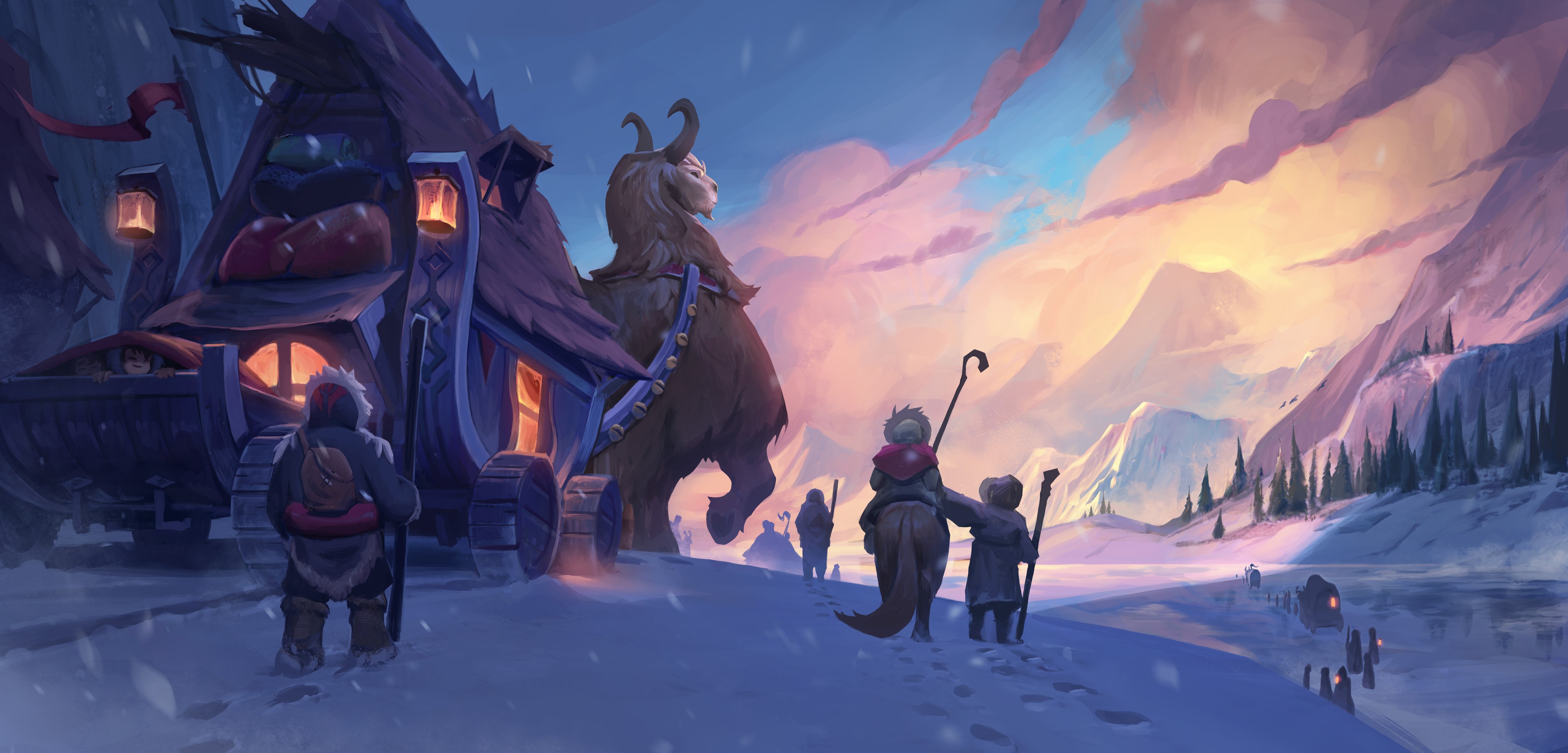 4K, League of Legends, creature, PC gaming, fantasy art, Legend of Runeterra HD Wallpaper