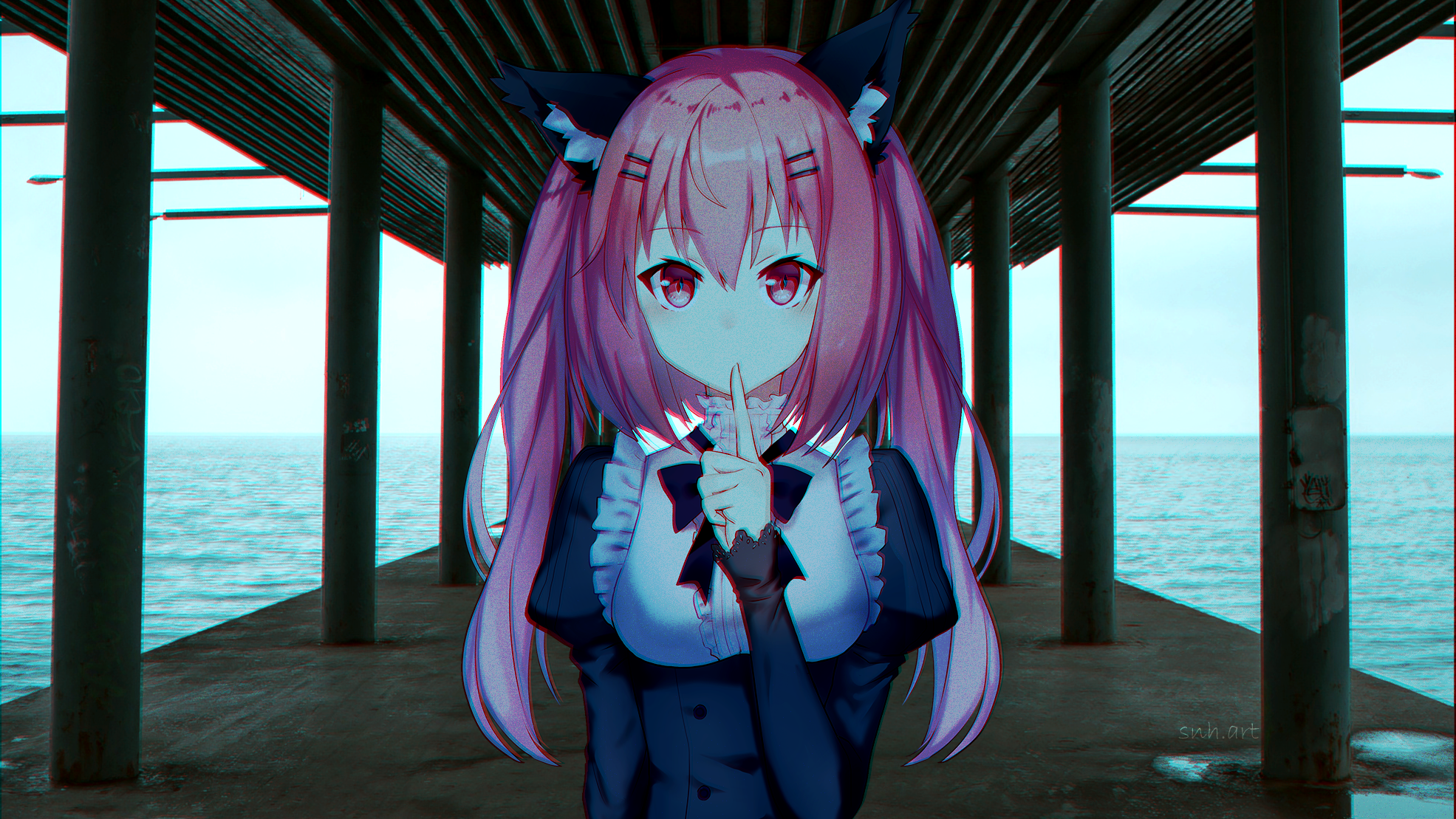 animal ears, animeirl, anime girls HD Wallpaper
