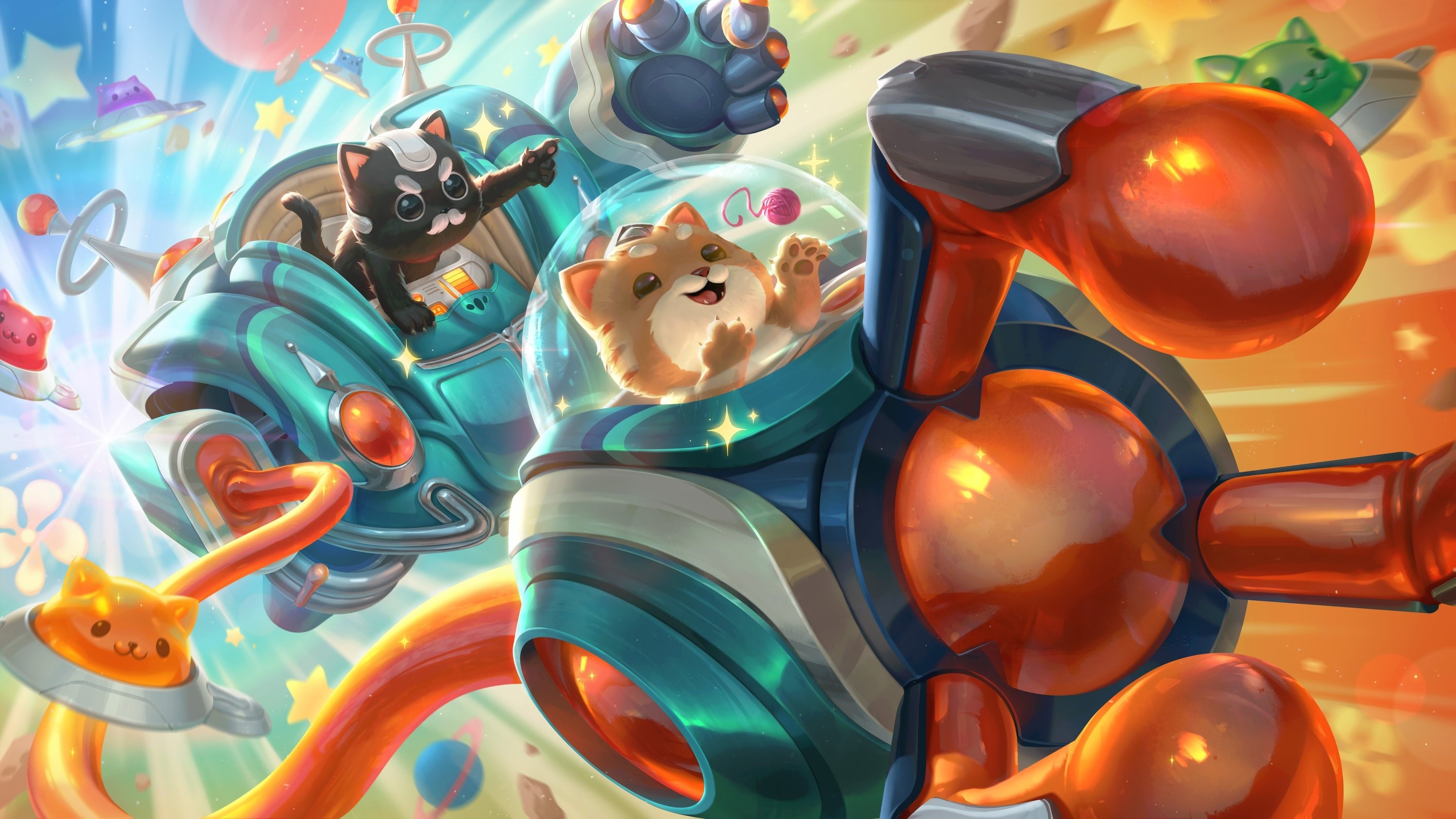 game art, League of Legends, Space Groove, video game art, video game characters, Blitzcrank (League of Legends), video games HD Wallpaper