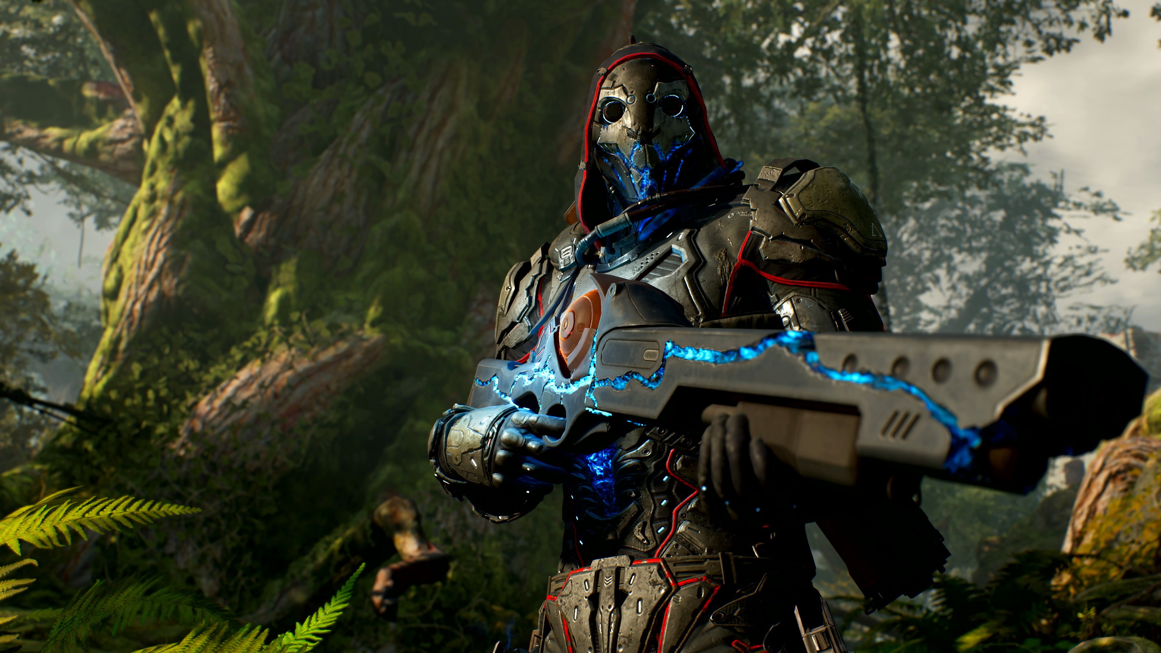 4K, video games, weapon, science fiction, Outriders HD Wallpaper