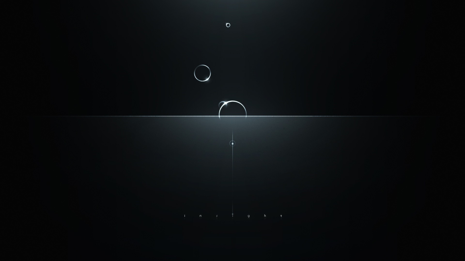circle, minimalism, digital art, simple background HD Wallpaper